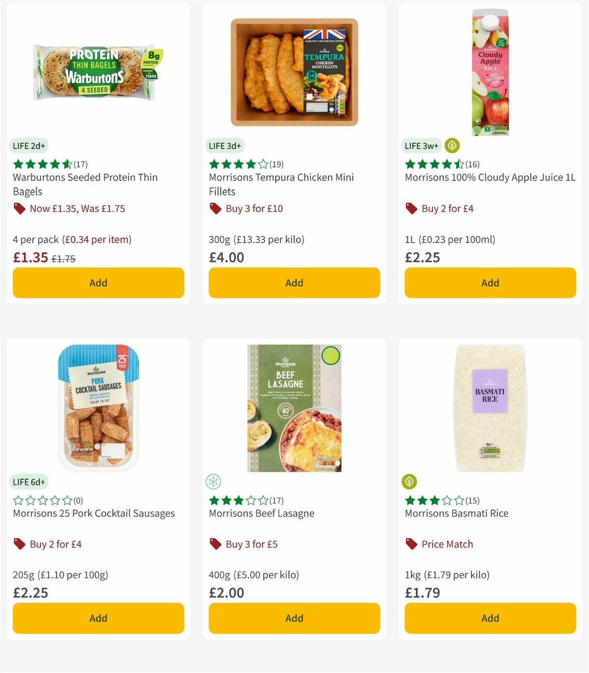 Morrisons Offers from 7 October