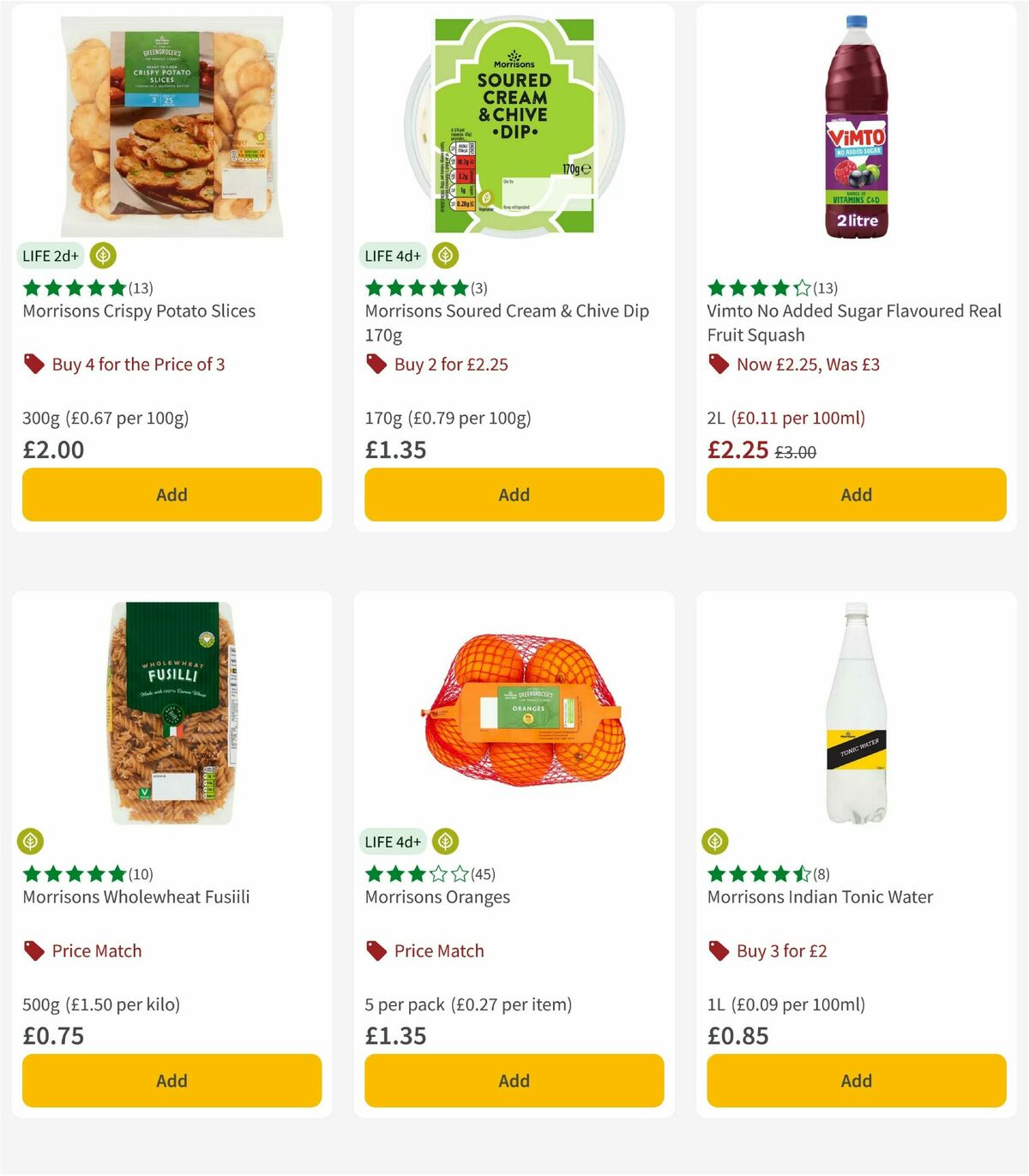 Morrisons Offers from 7 October