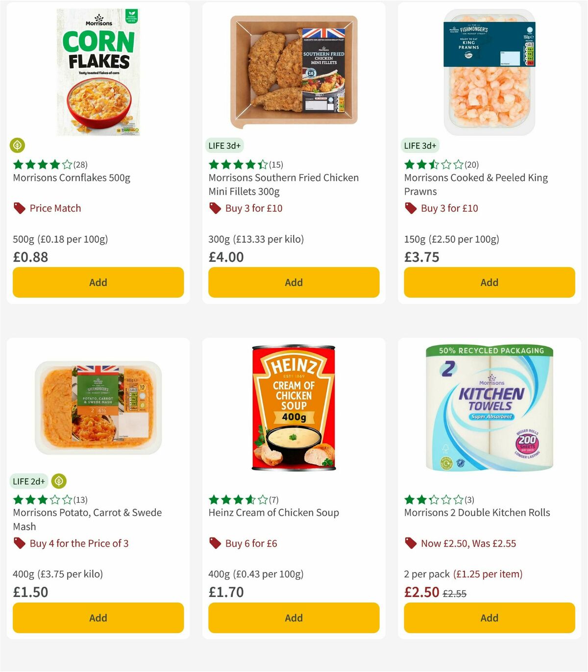 Morrisons Offers from 7 October