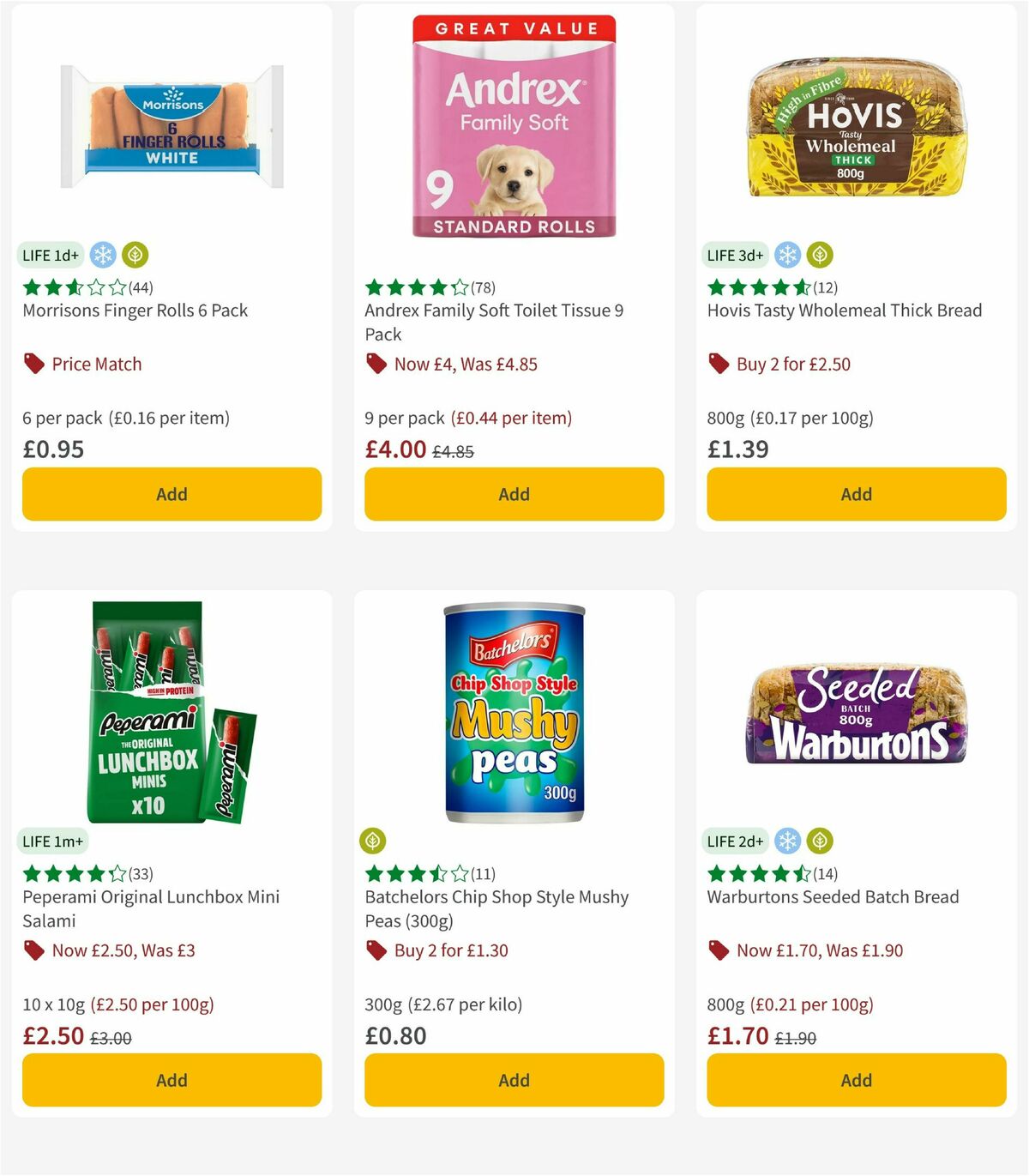 Morrisons Offers from 7 October