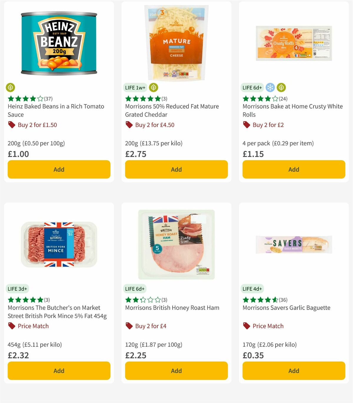 Morrisons Offers from 7 October