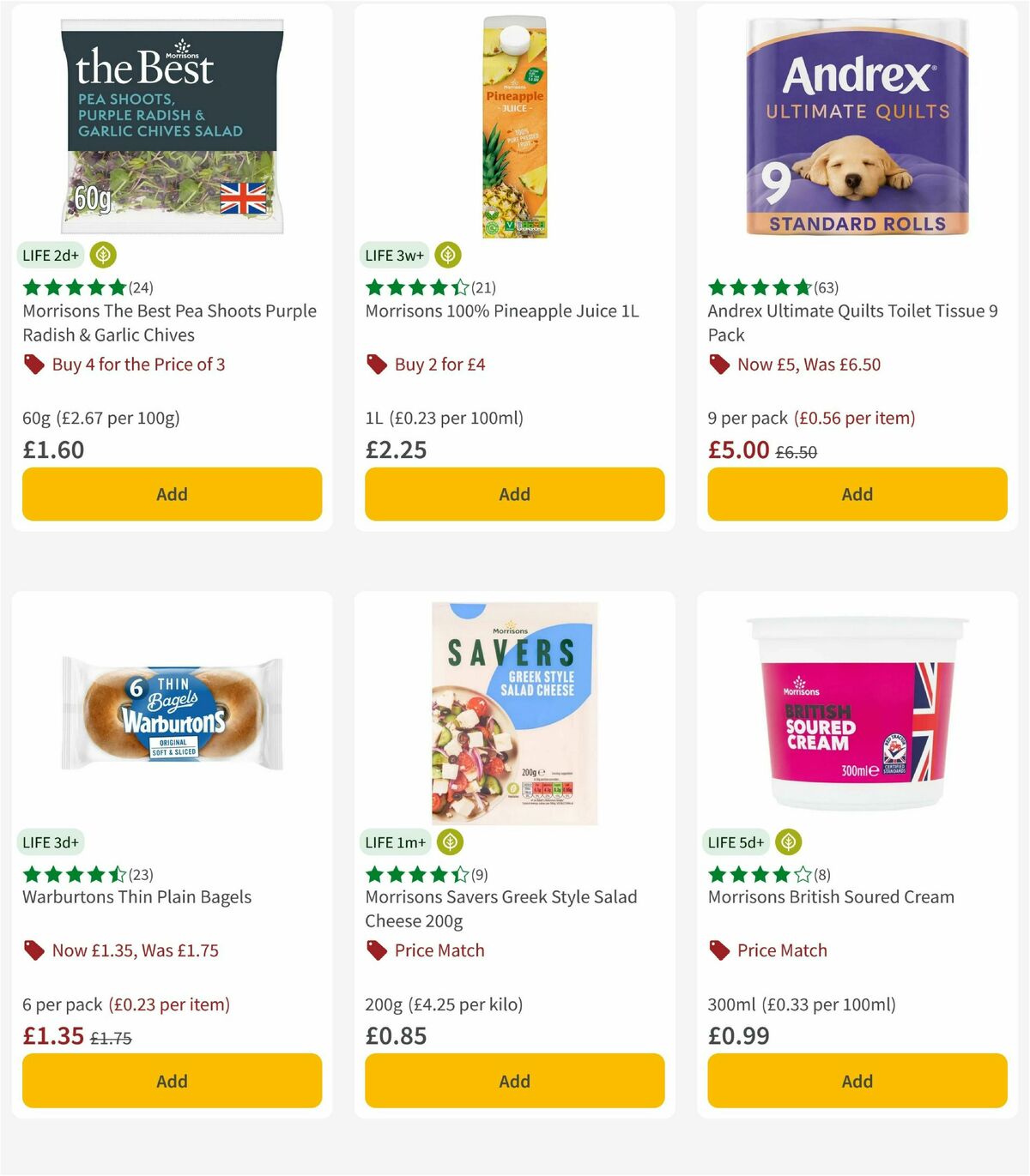 Morrisons Offers from 7 October