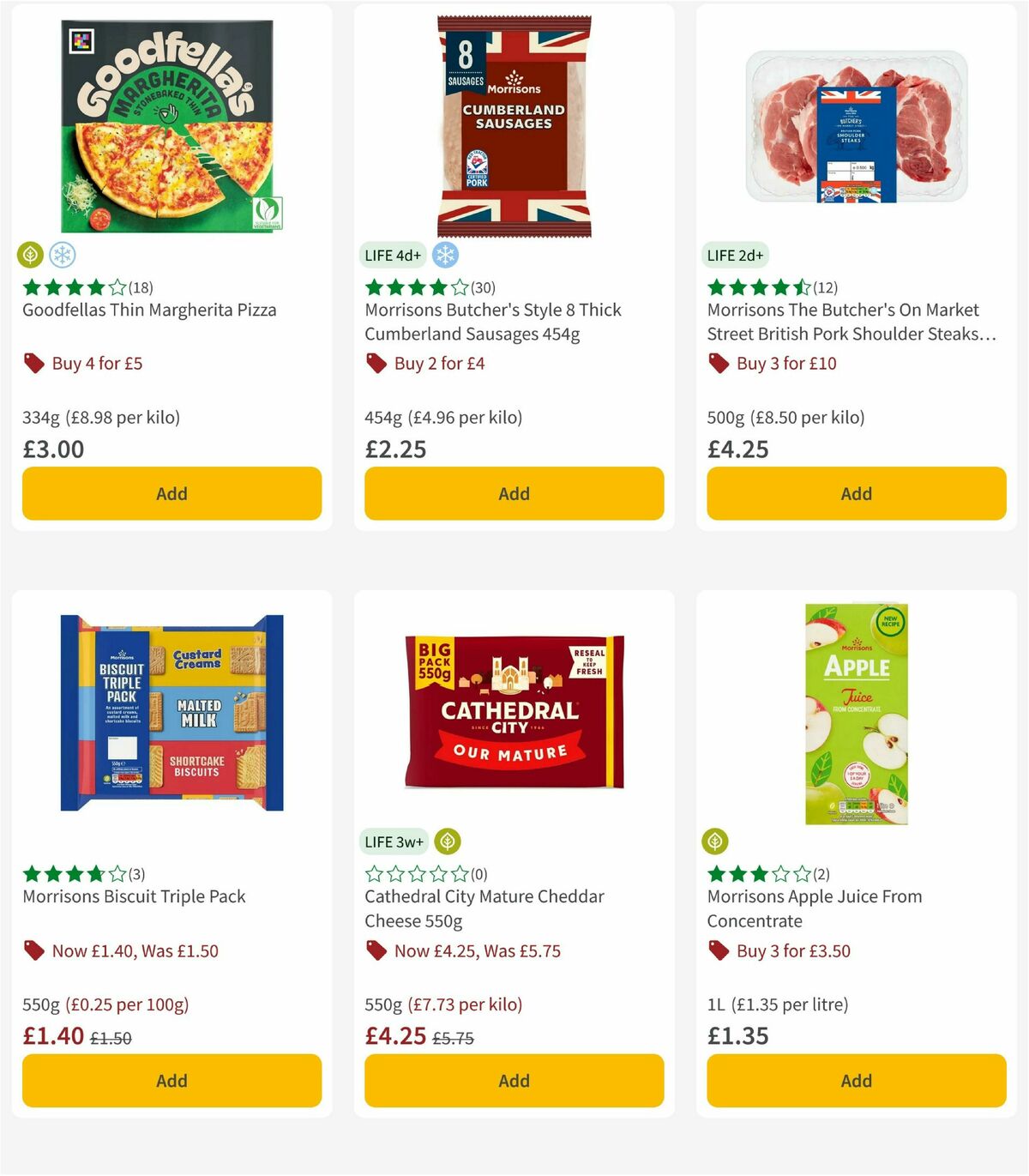 Morrisons Offers from 7 October