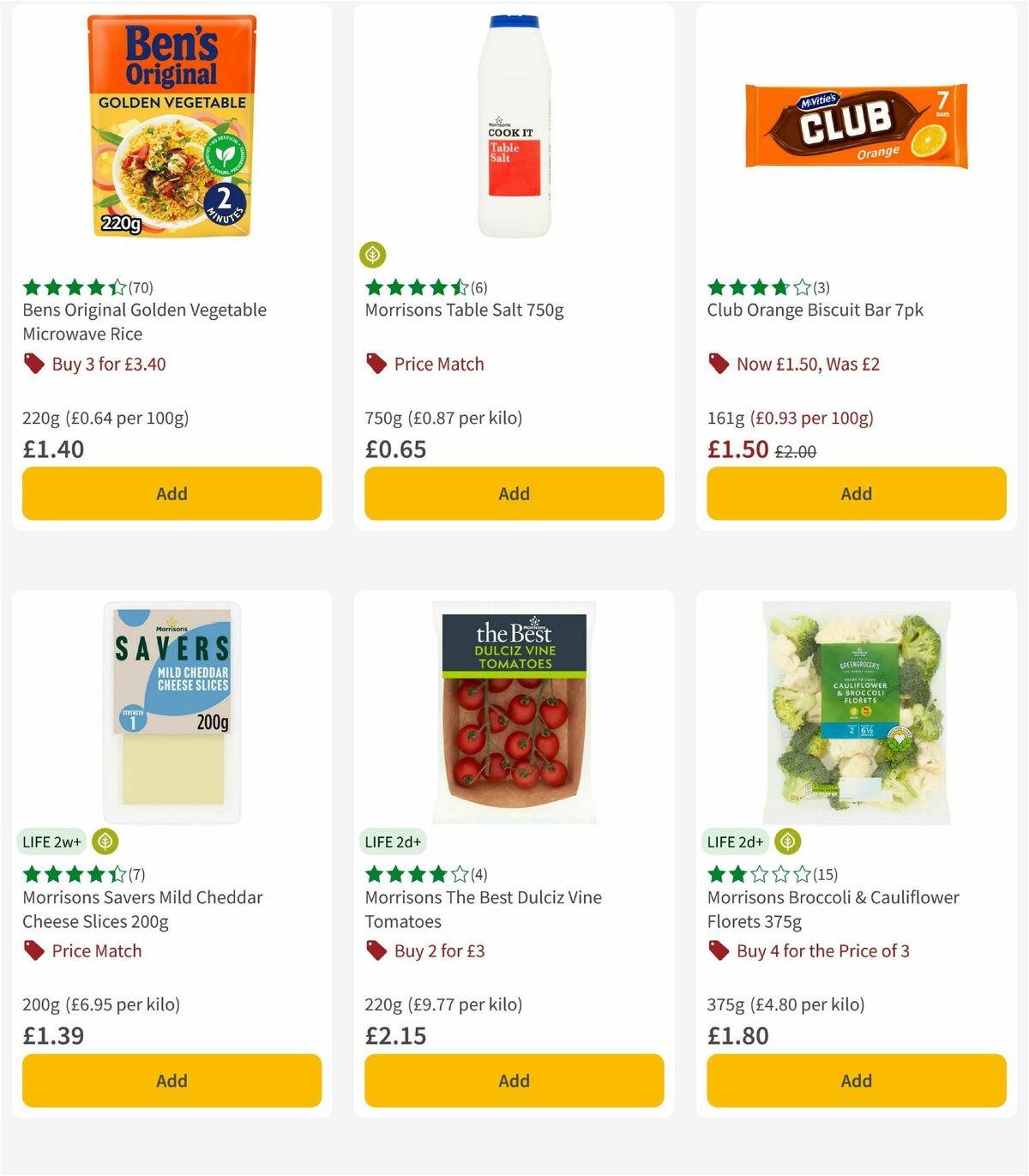 Morrisons Offers from 7 October