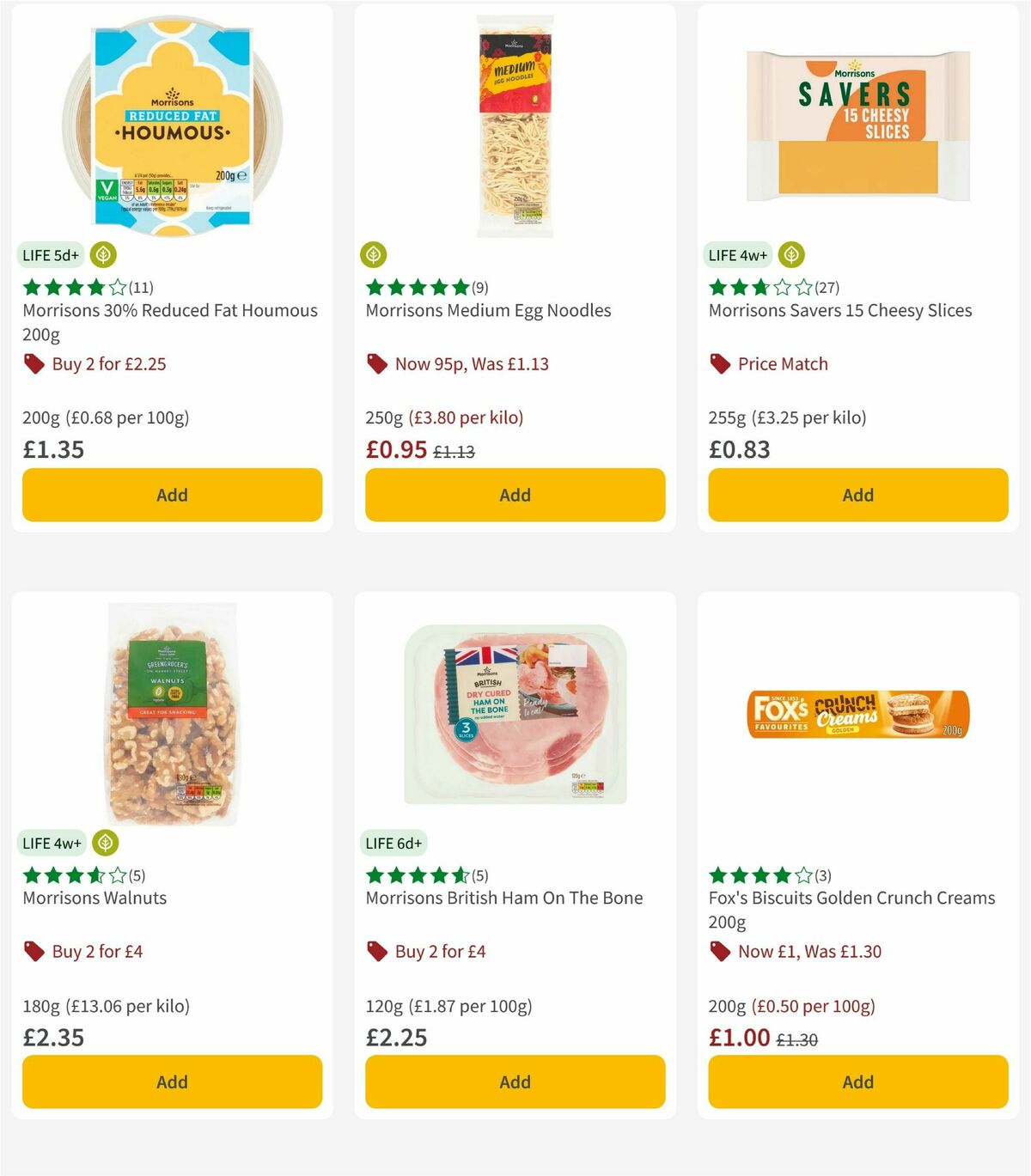 Morrisons Offers from 7 October