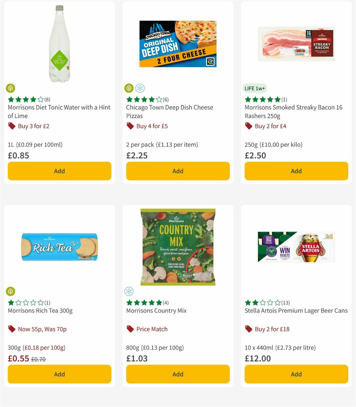 Morrisons Offers from 7 October
