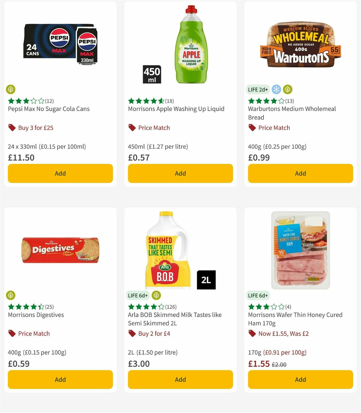 Morrisons Offers from 7 October