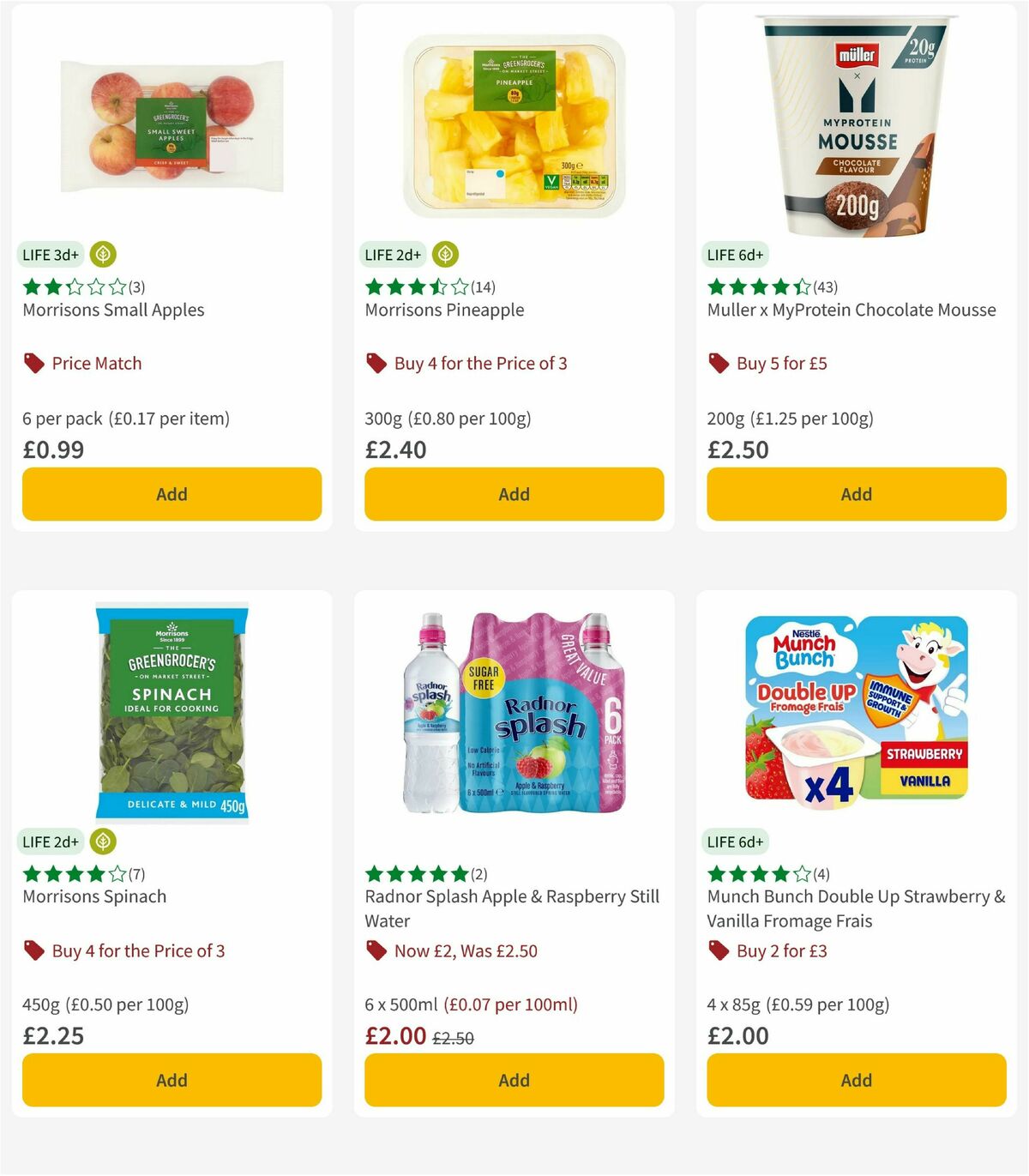 Morrisons Offers from 7 October