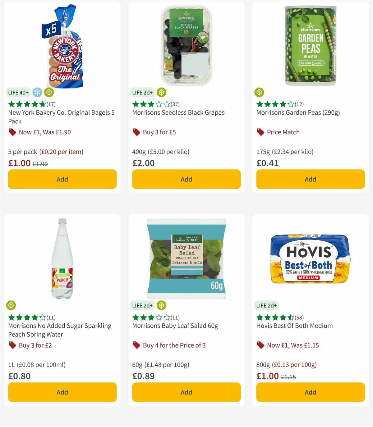 Morrisons Offers from 7 October