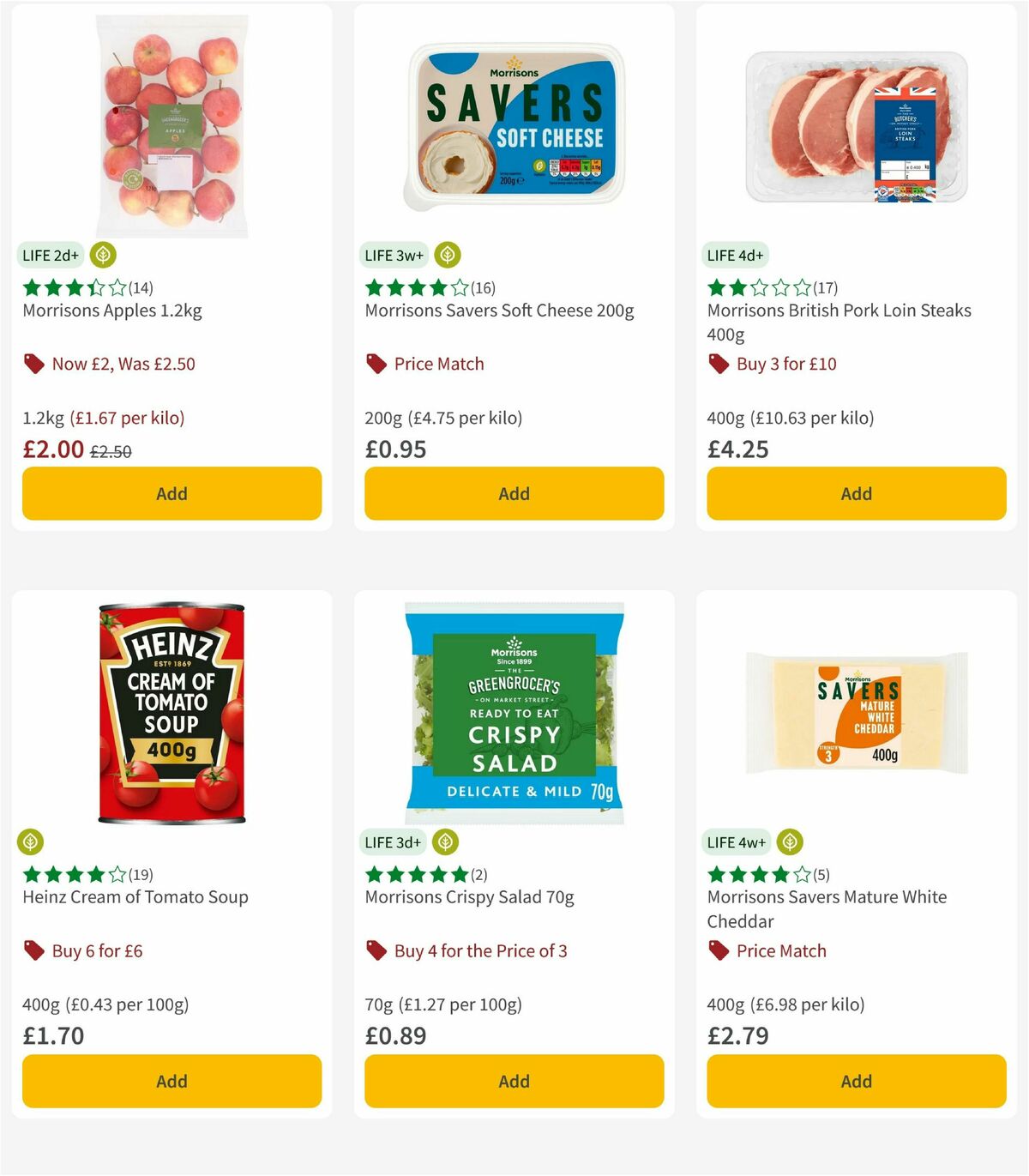 Morrisons Offers from 7 October