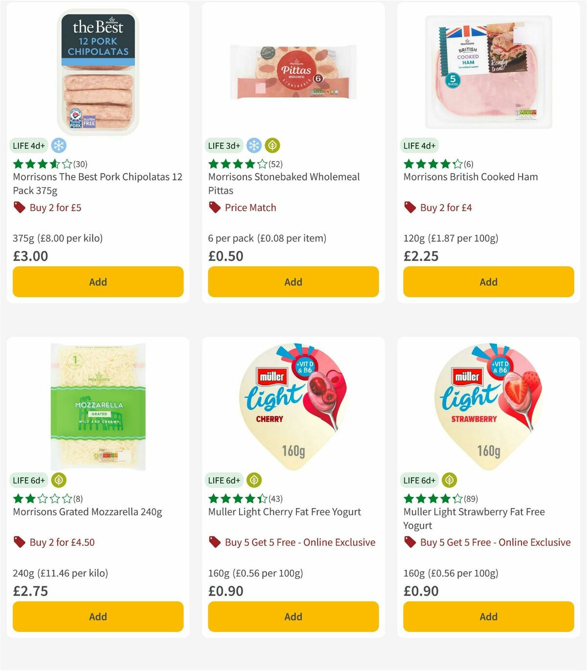 Morrisons Offers from 7 October