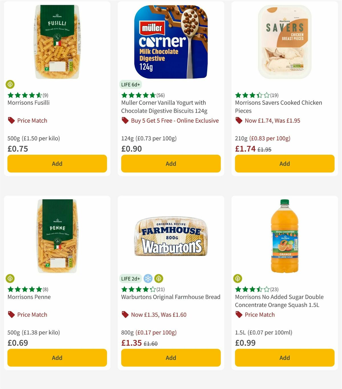 Morrisons Offers from 20 October