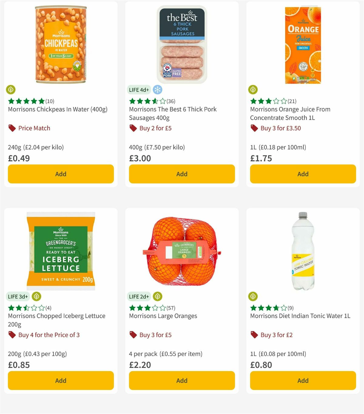 Morrisons Offers from 20 October