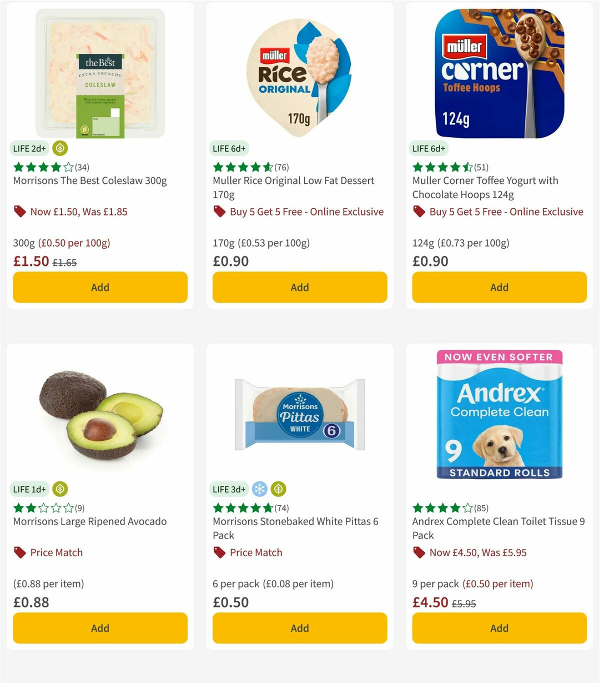 Morrisons Offers from 20 October