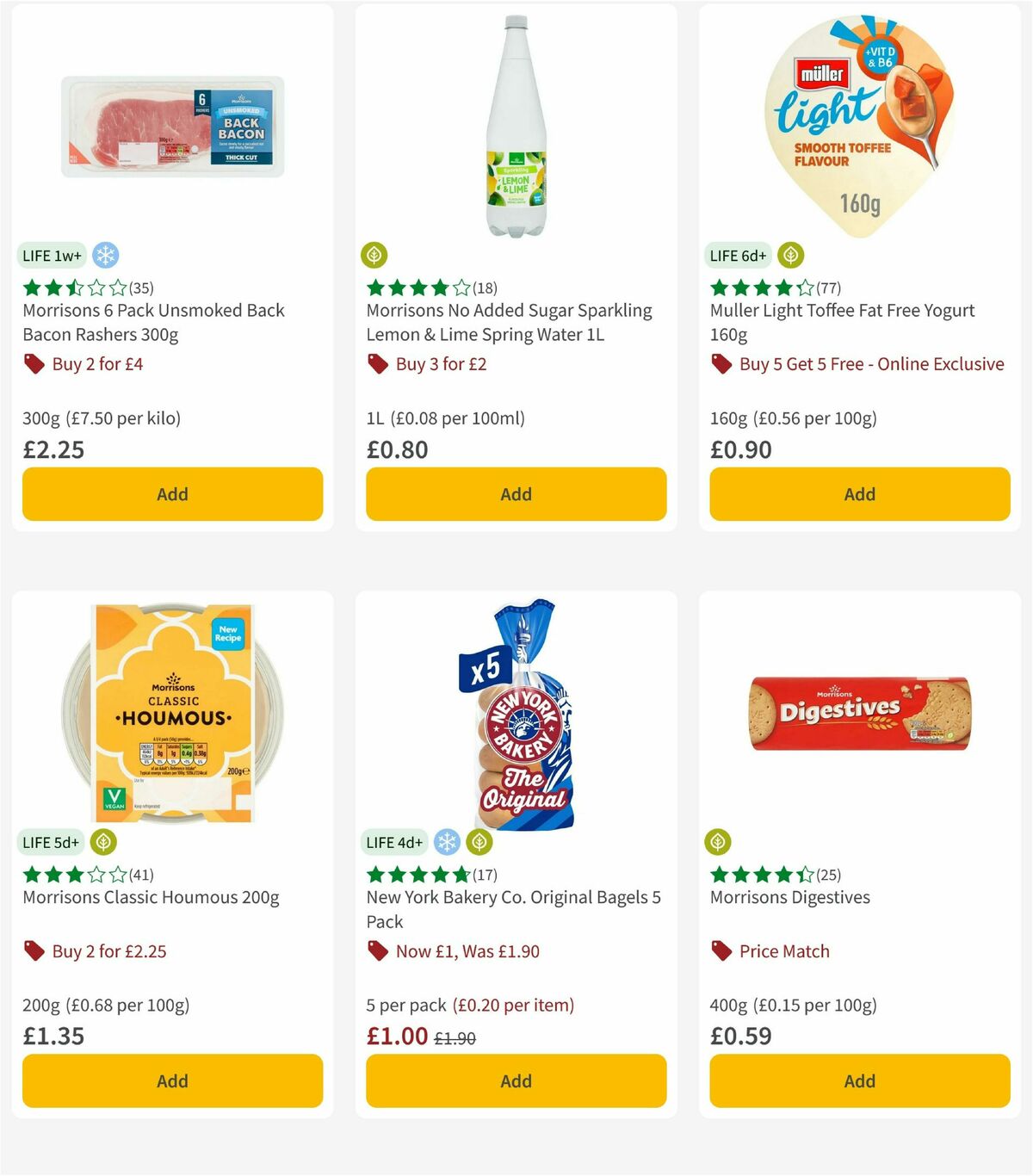 Morrisons Offers from 20 October