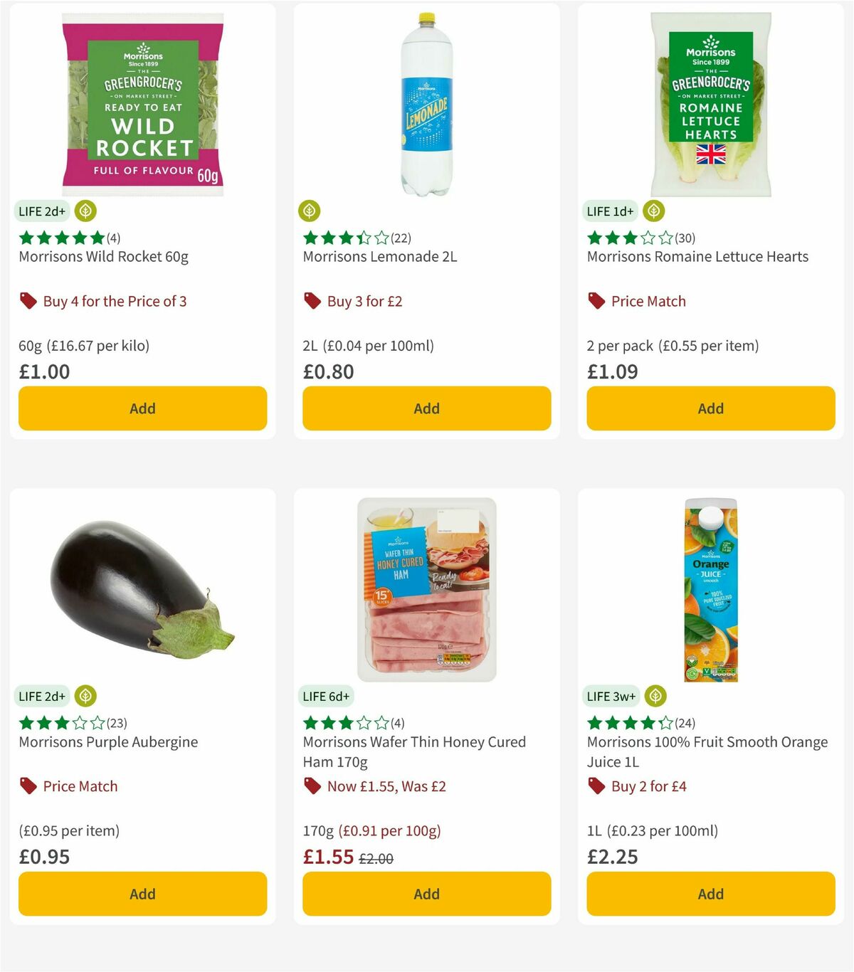 Morrisons Offers from 20 October