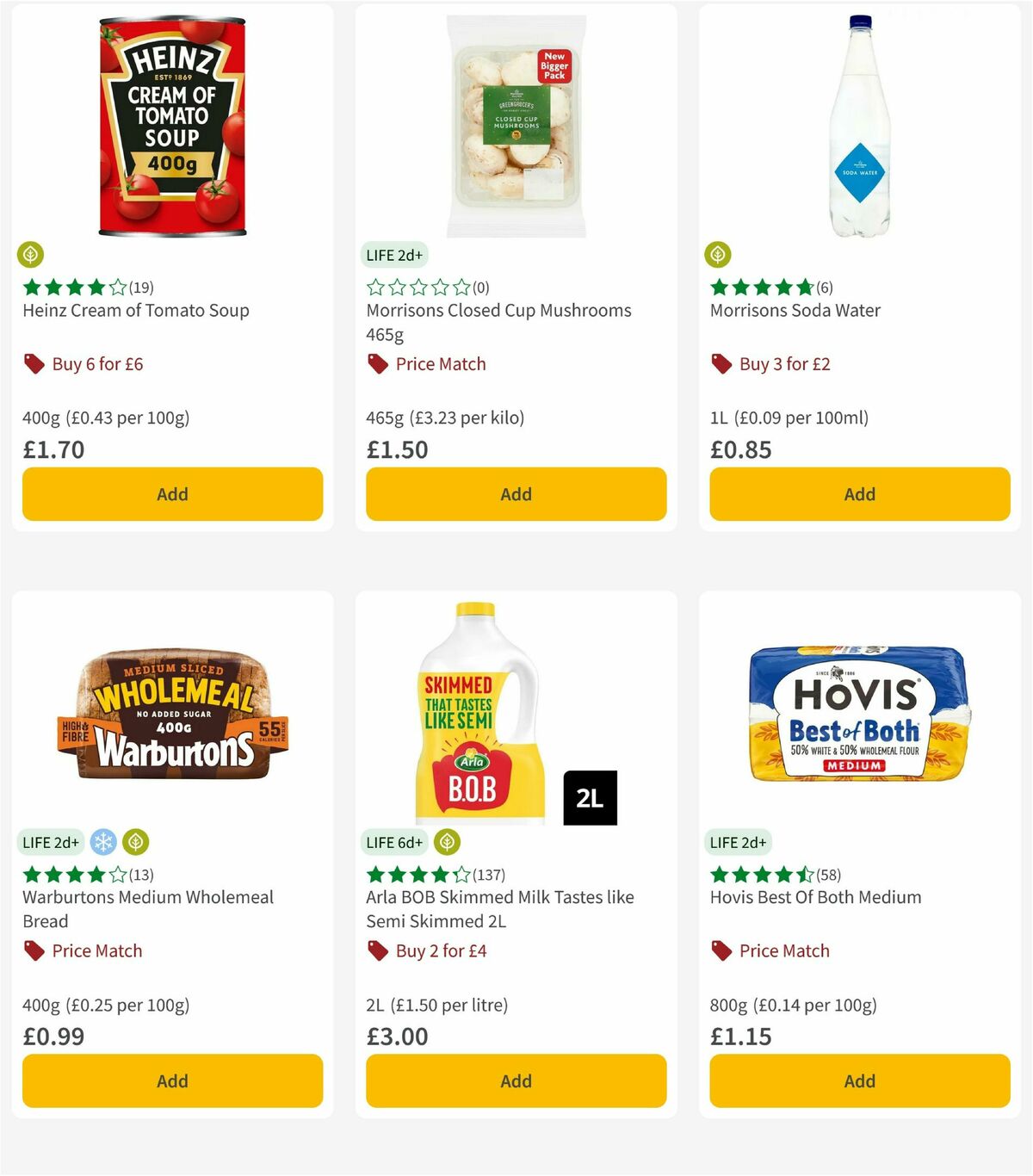 Morrisons Offers from 20 October