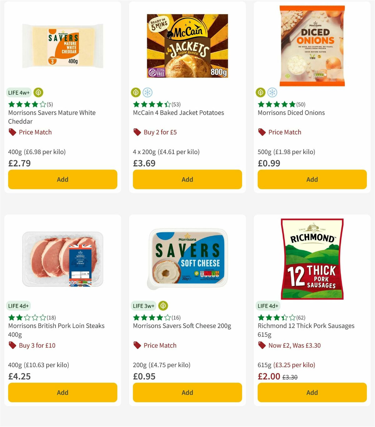 Morrisons Offers from 20 October