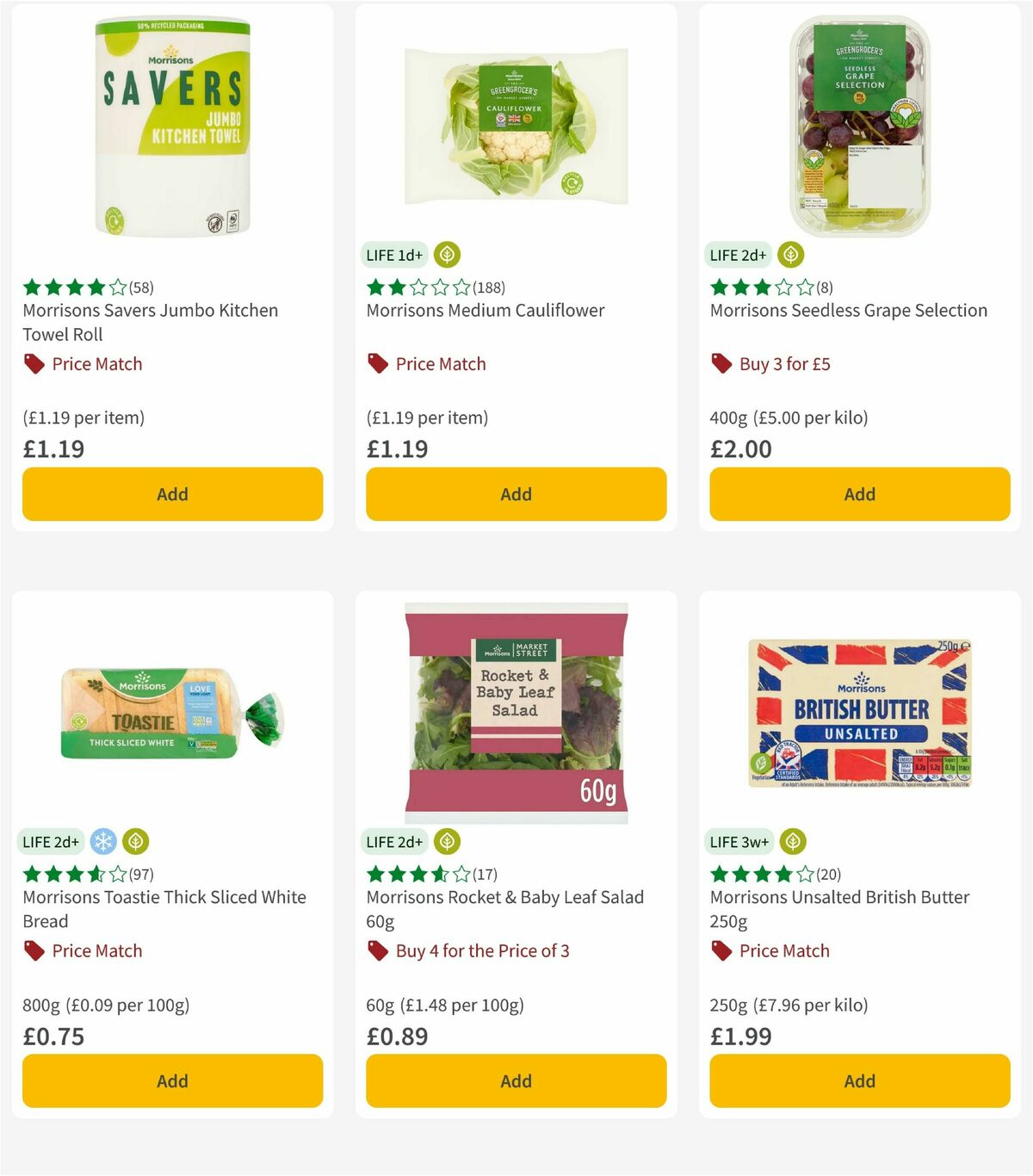 Morrisons Offers from 20 October
