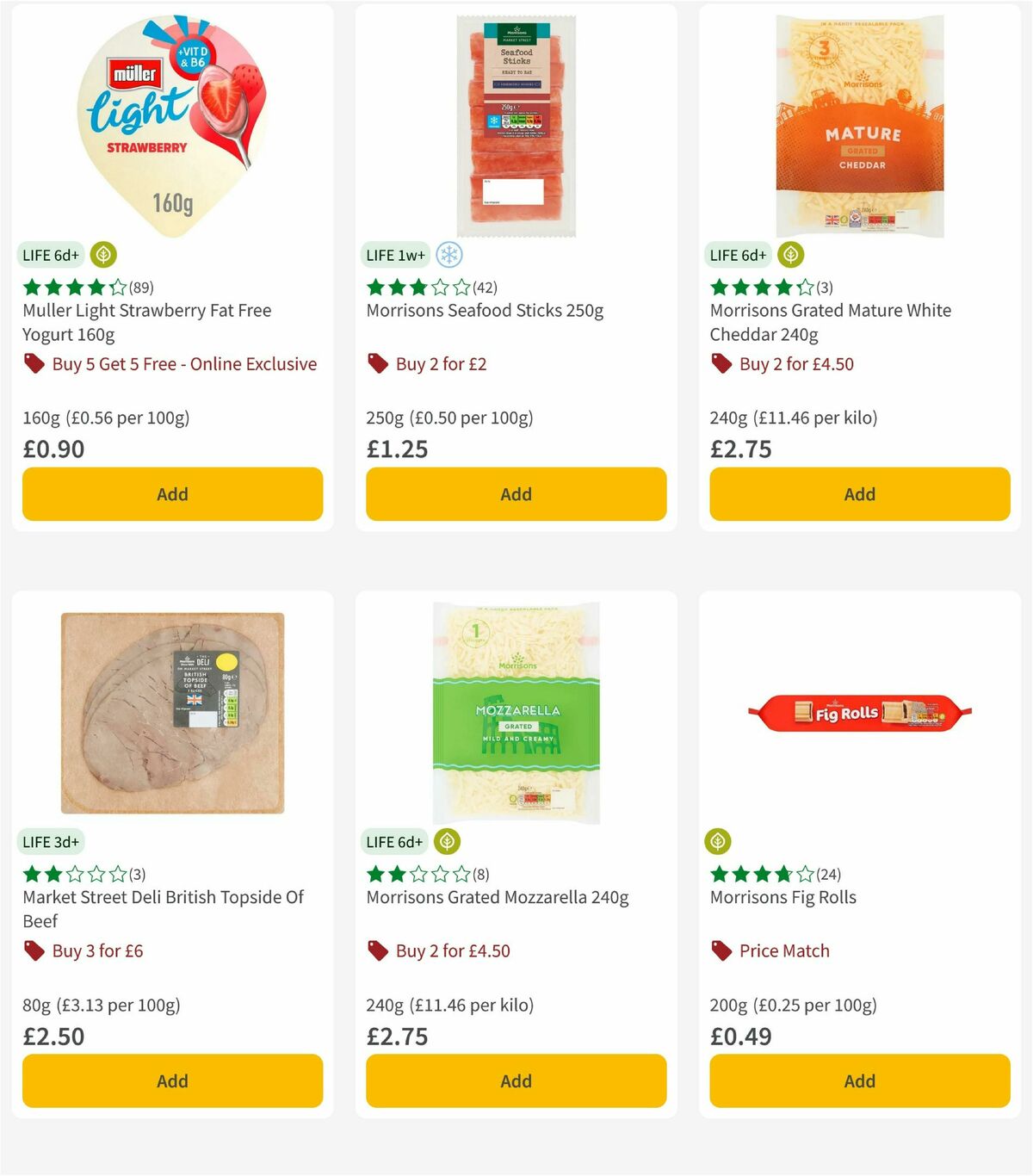 Morrisons Offers from 20 October