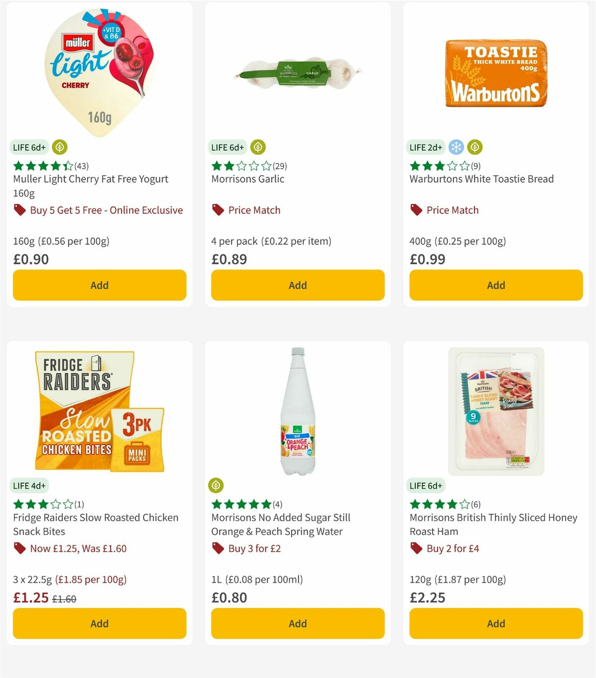 Morrisons Offers from 20 October