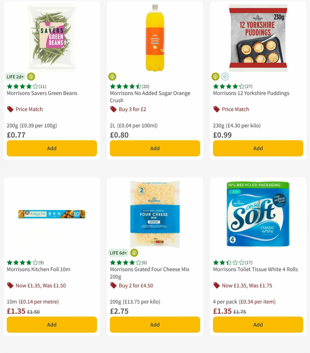 Morrisons Offers from 20 October