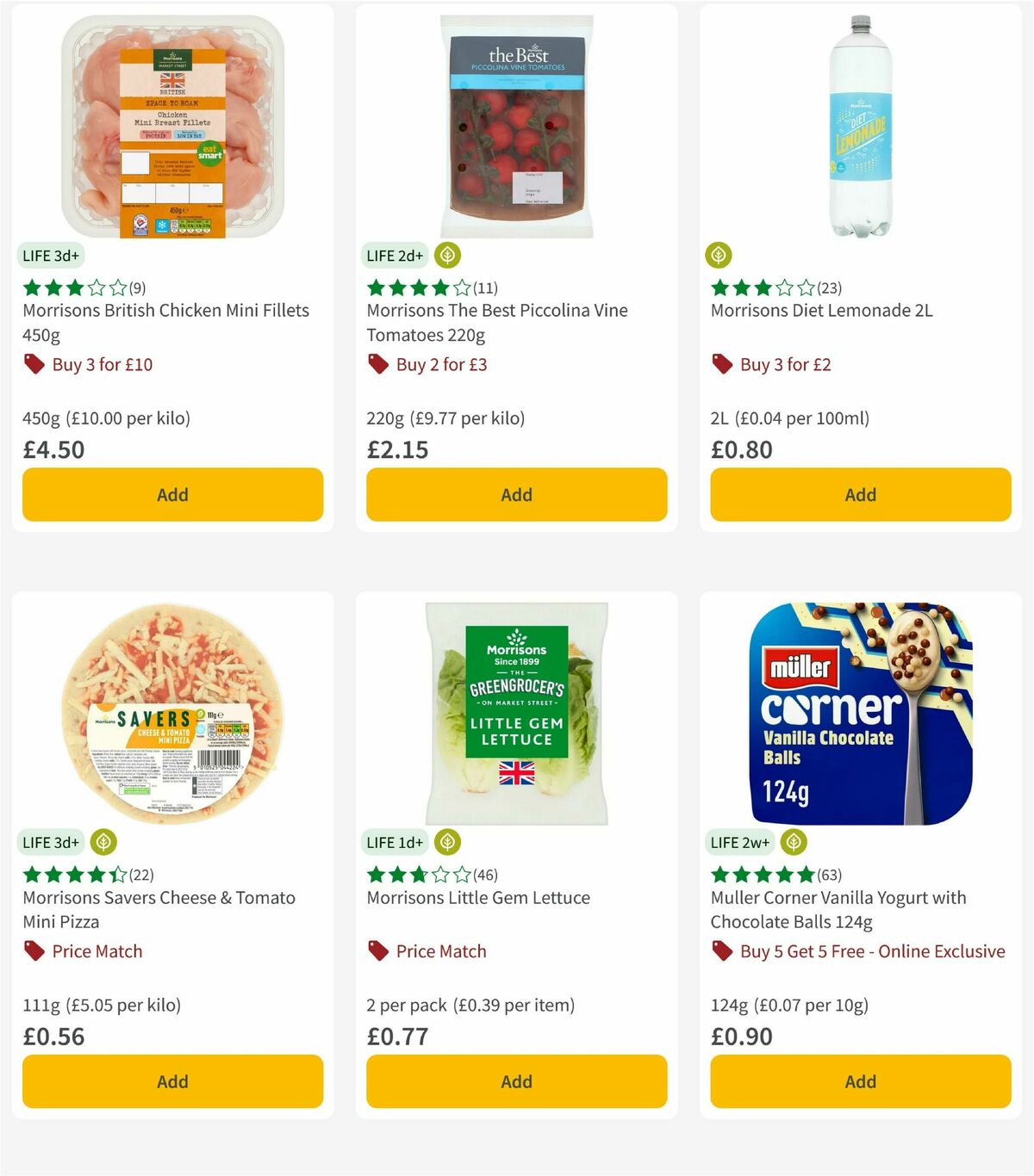 Morrisons Offers from 20 October