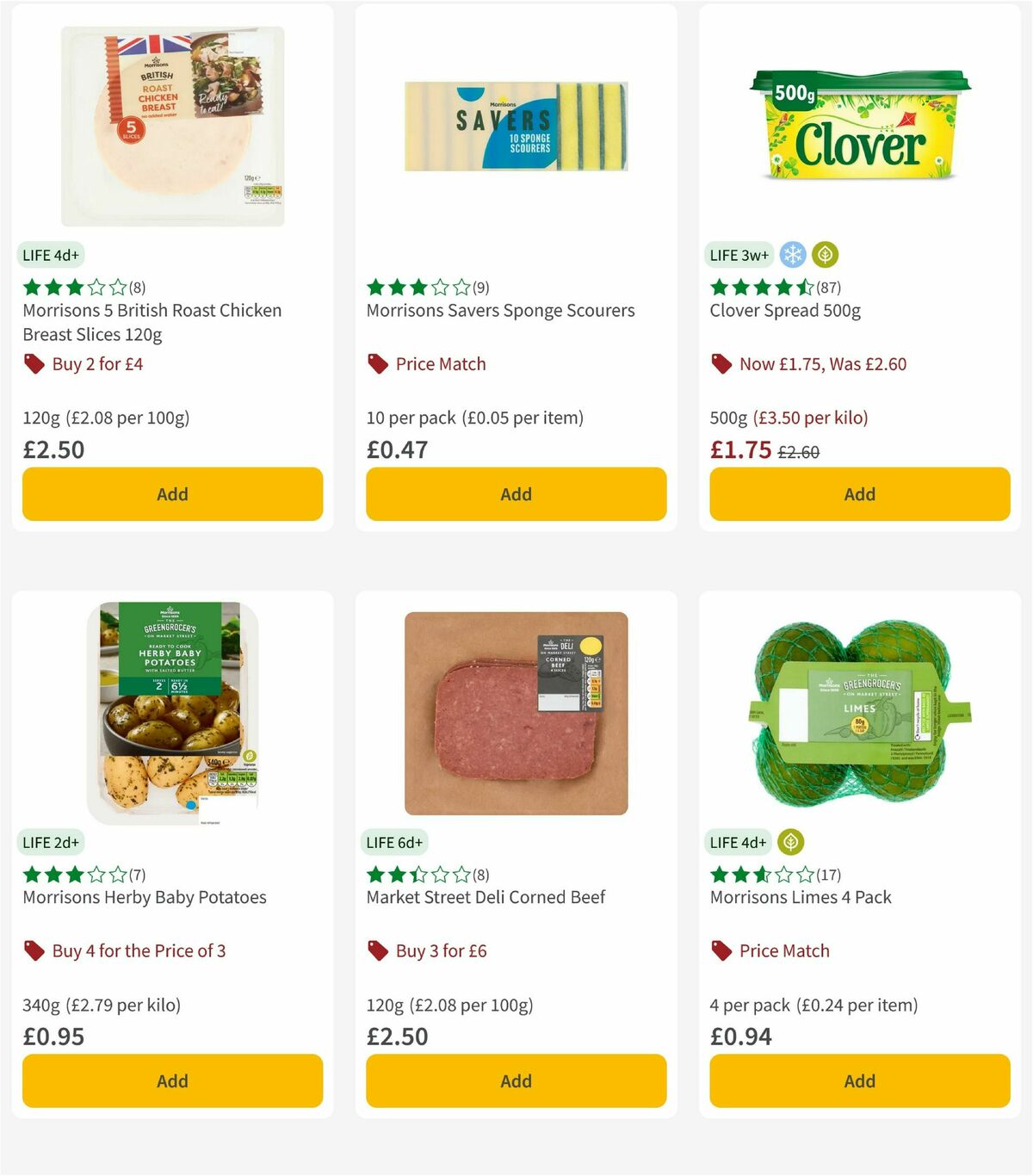 Morrisons Offers from 20 October