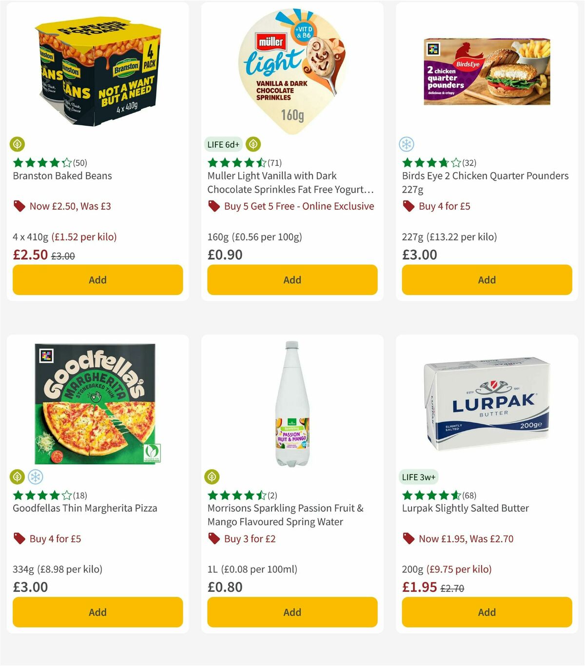 Morrisons Offers from 20 October
