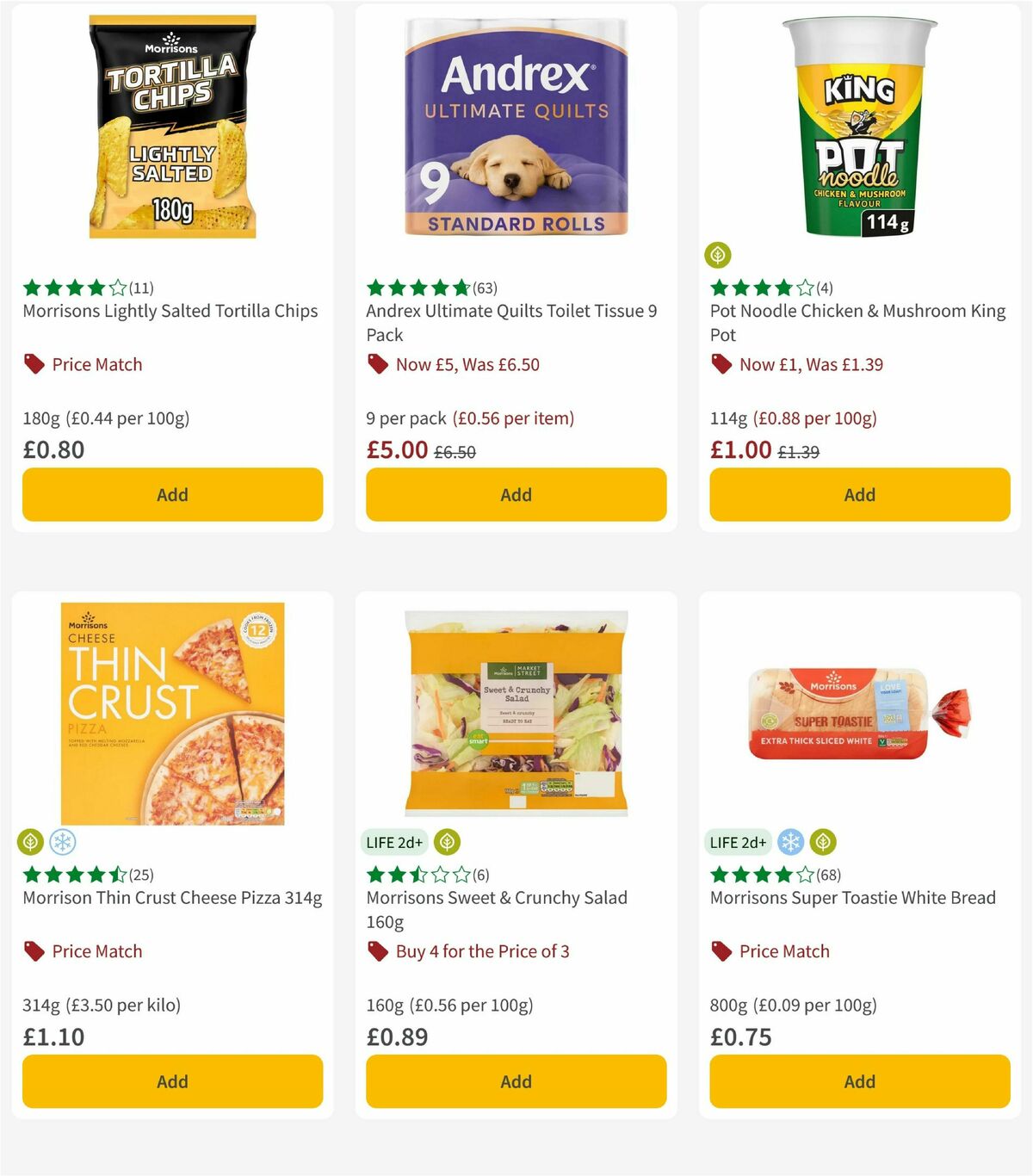 Morrisons Offers from 20 October