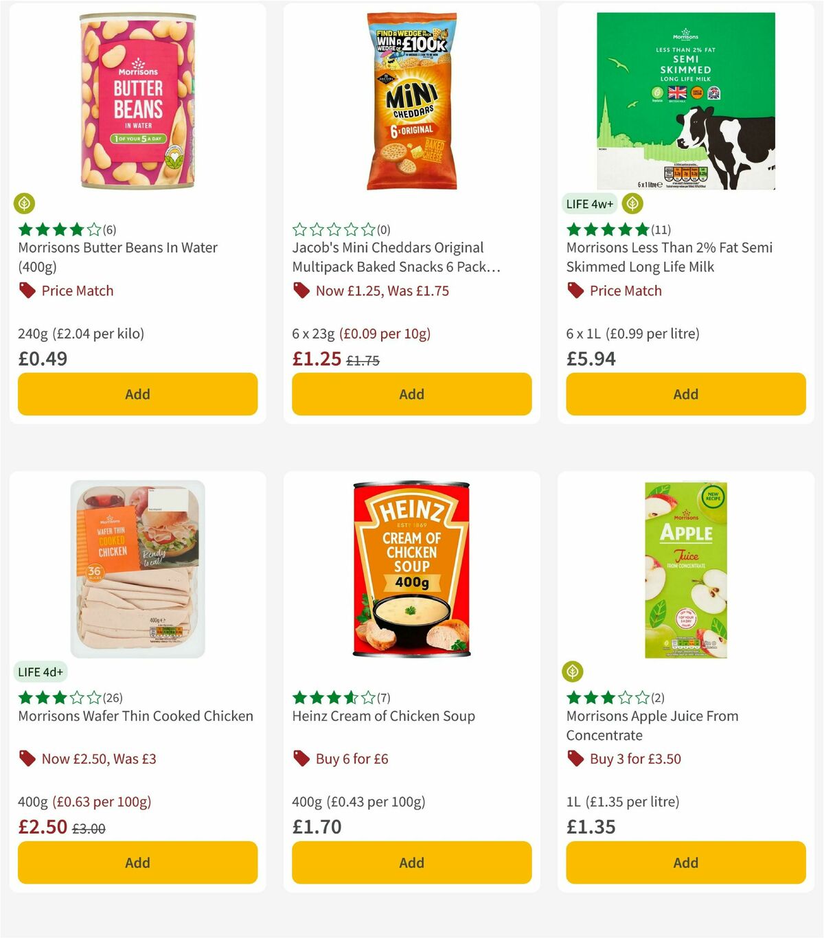 Morrisons Offers from 20 October