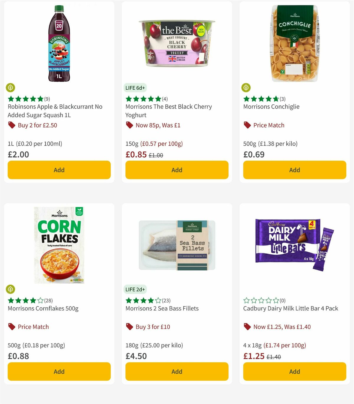 Morrisons Offers from 20 October