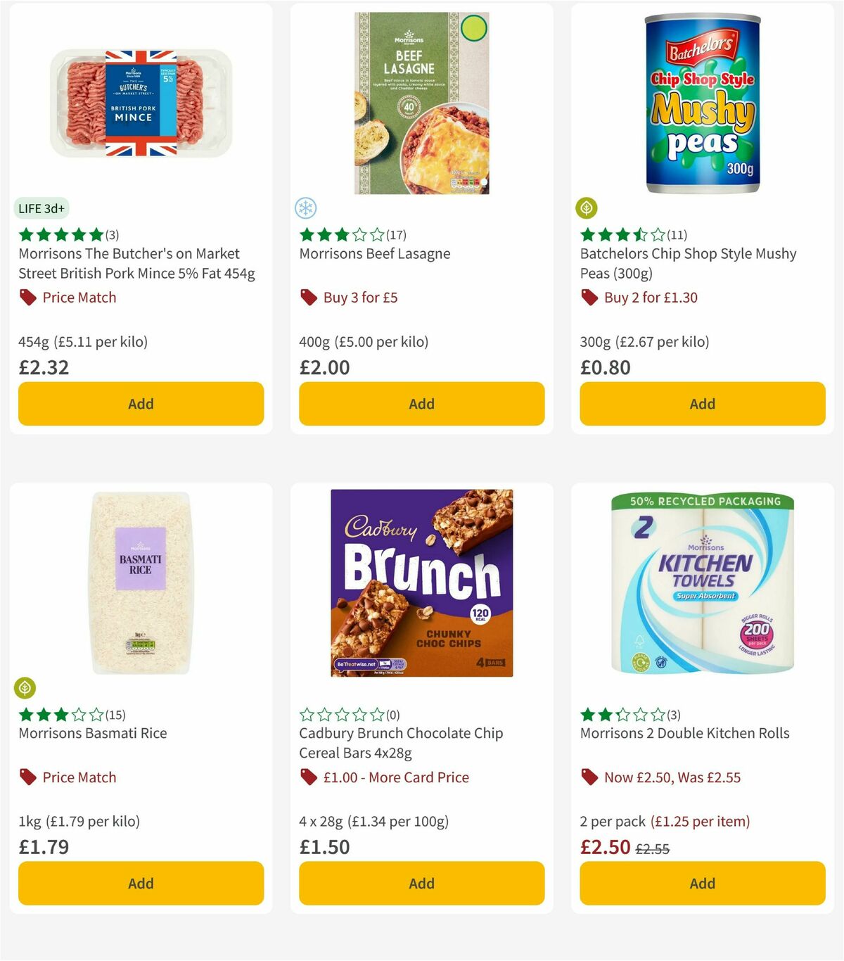 Morrisons Offers from 20 October