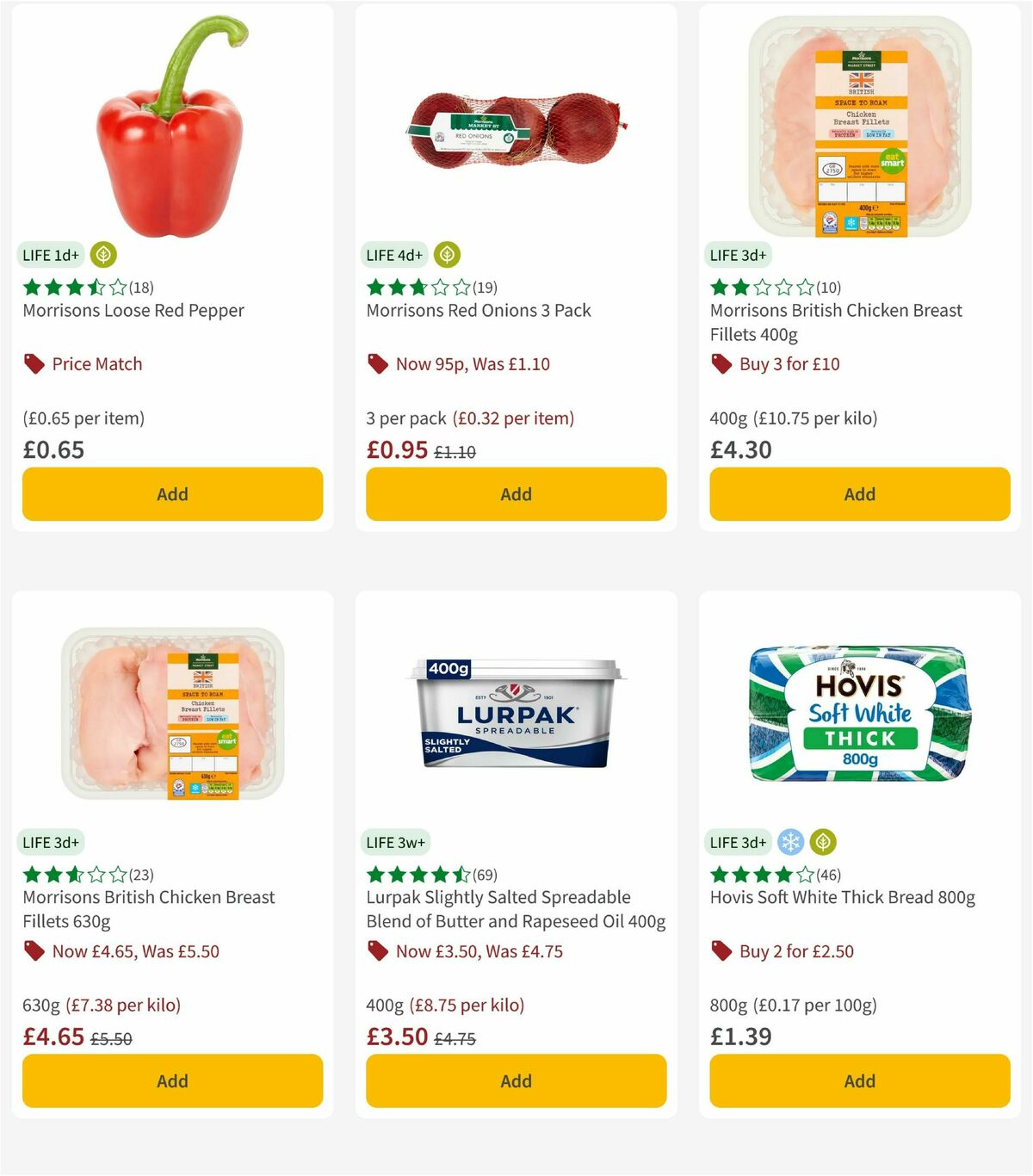 Morrisons Offers from 20 October