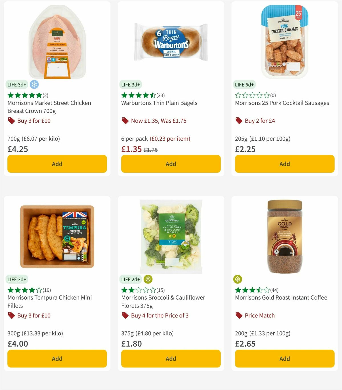 Morrisons Offers from 20 October