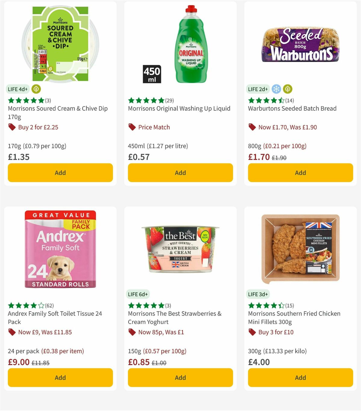 Morrisons Offers from 20 October