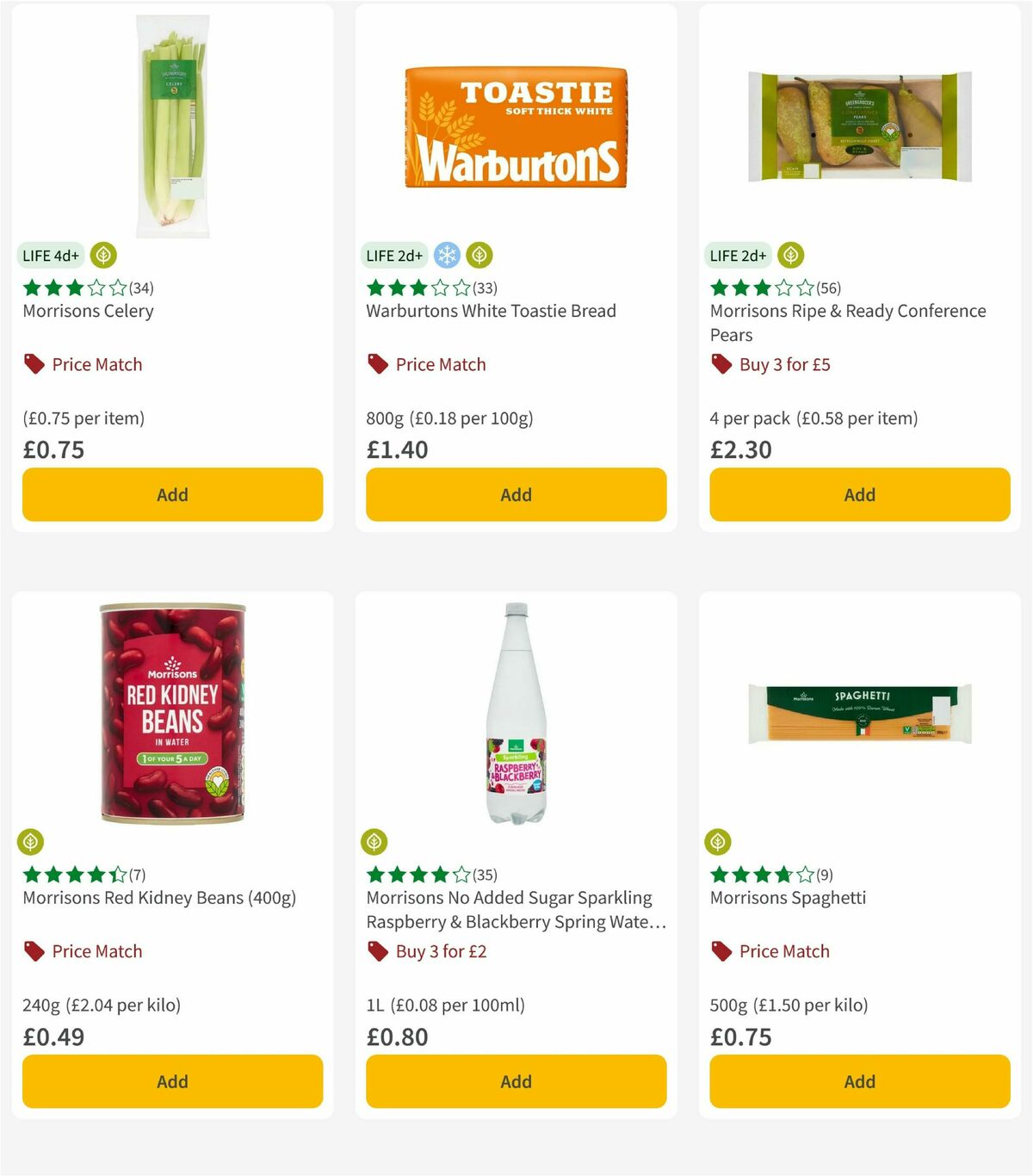 Morrisons Offers from 20 October