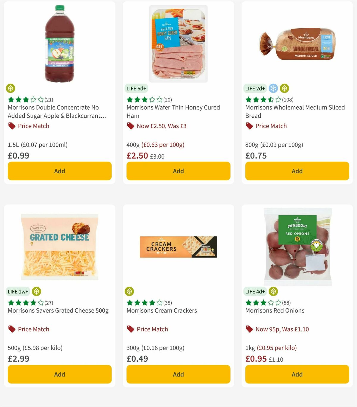 Morrisons Offers from 20 October