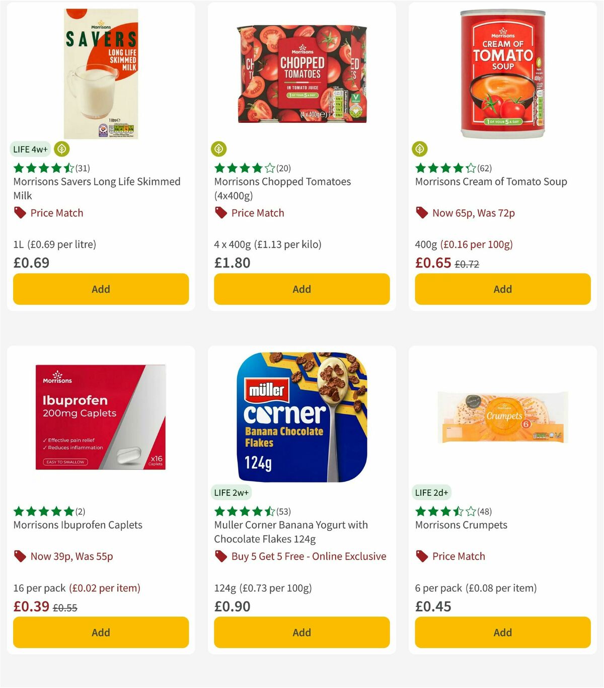 Morrisons Offers from 20 October