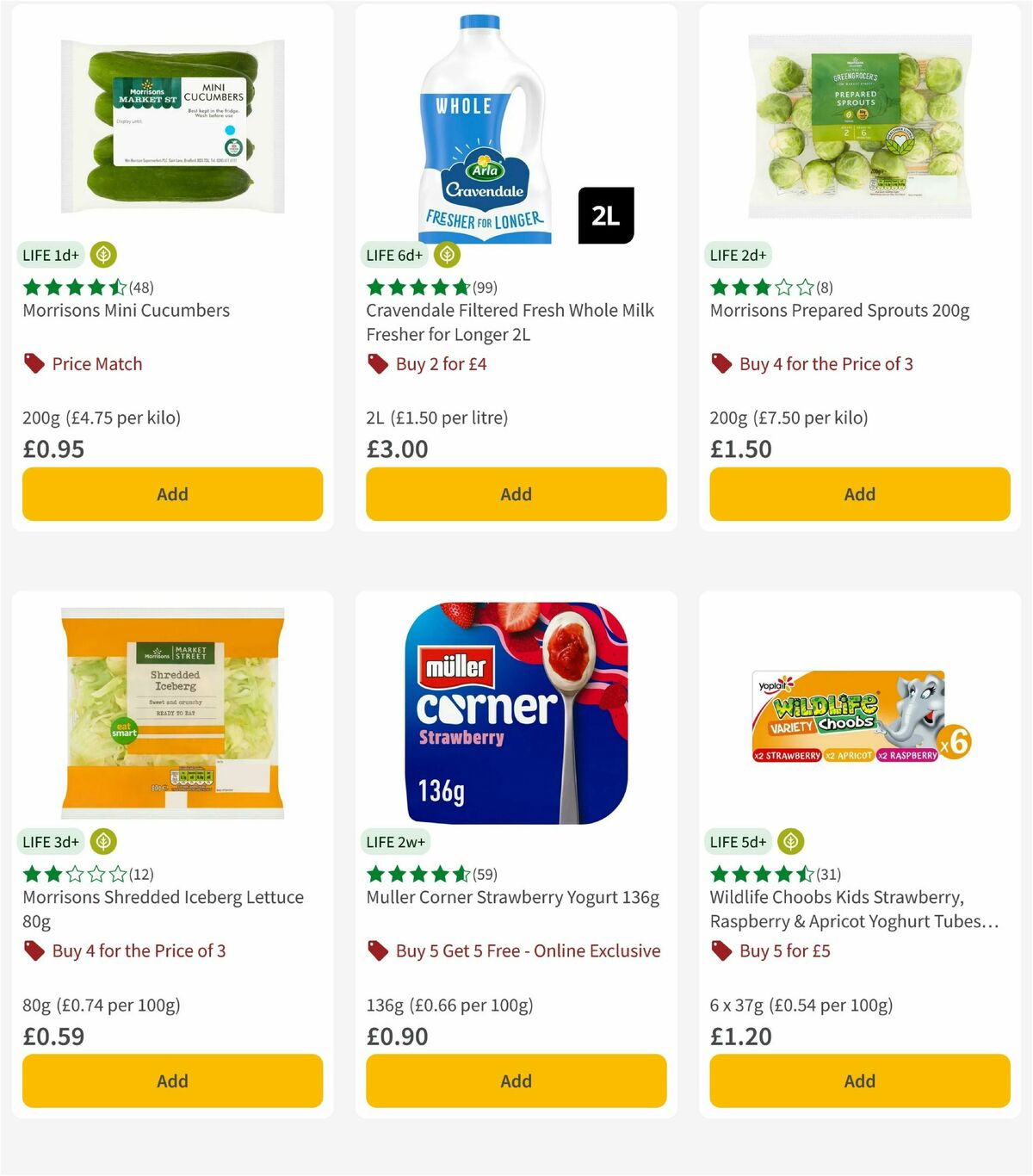 Morrisons Offers from 20 October