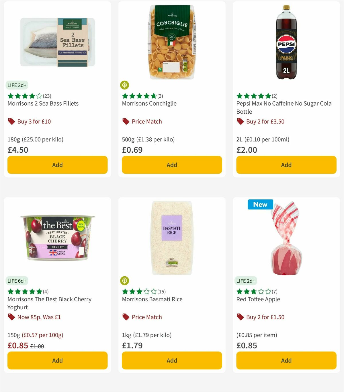 Morrisons Offers from 4 November