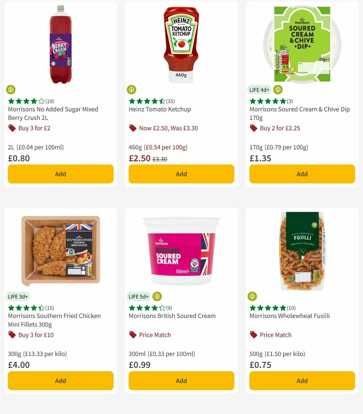 Morrisons Offers from 4 November