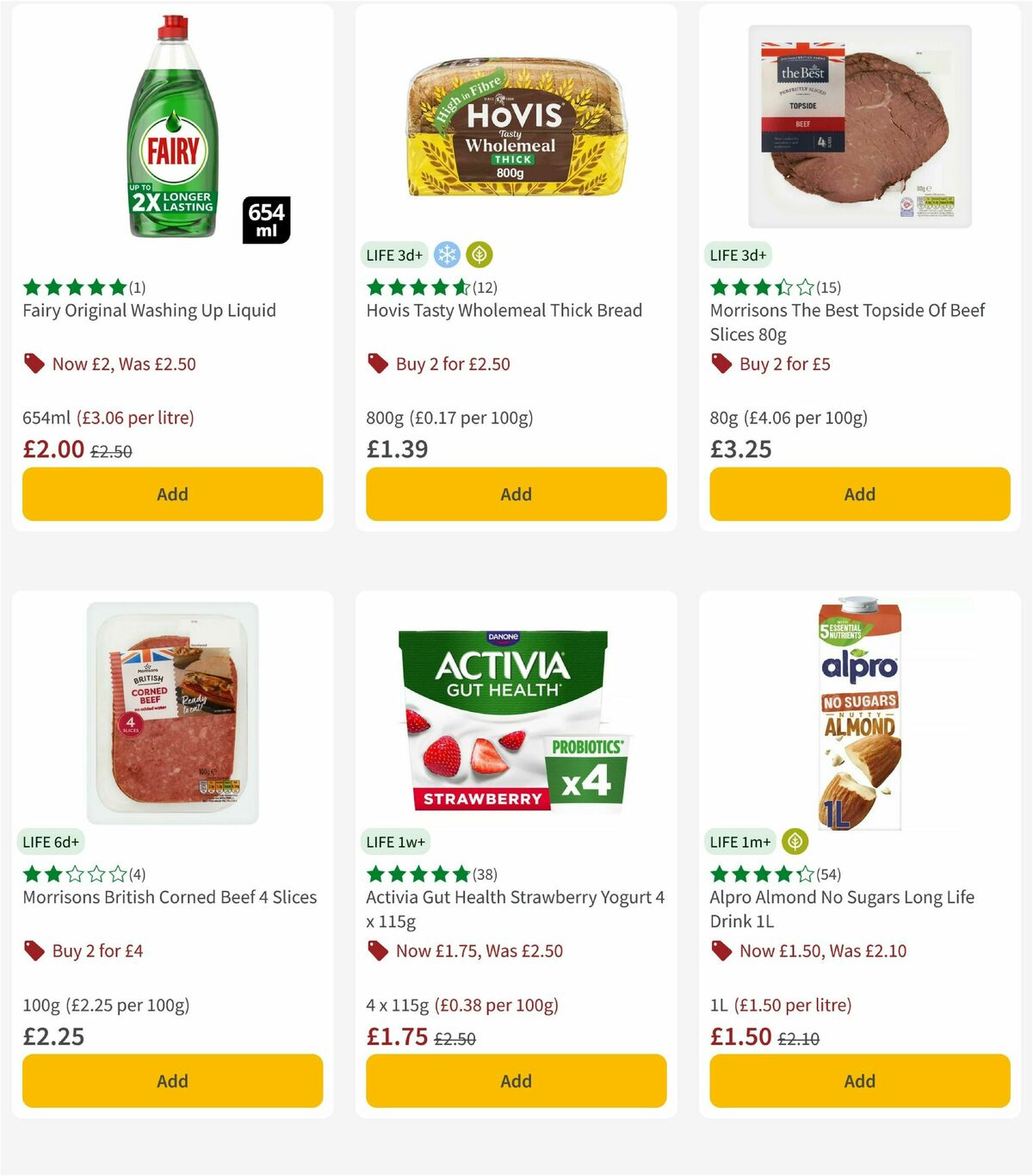 Morrisons Offers from 4 November