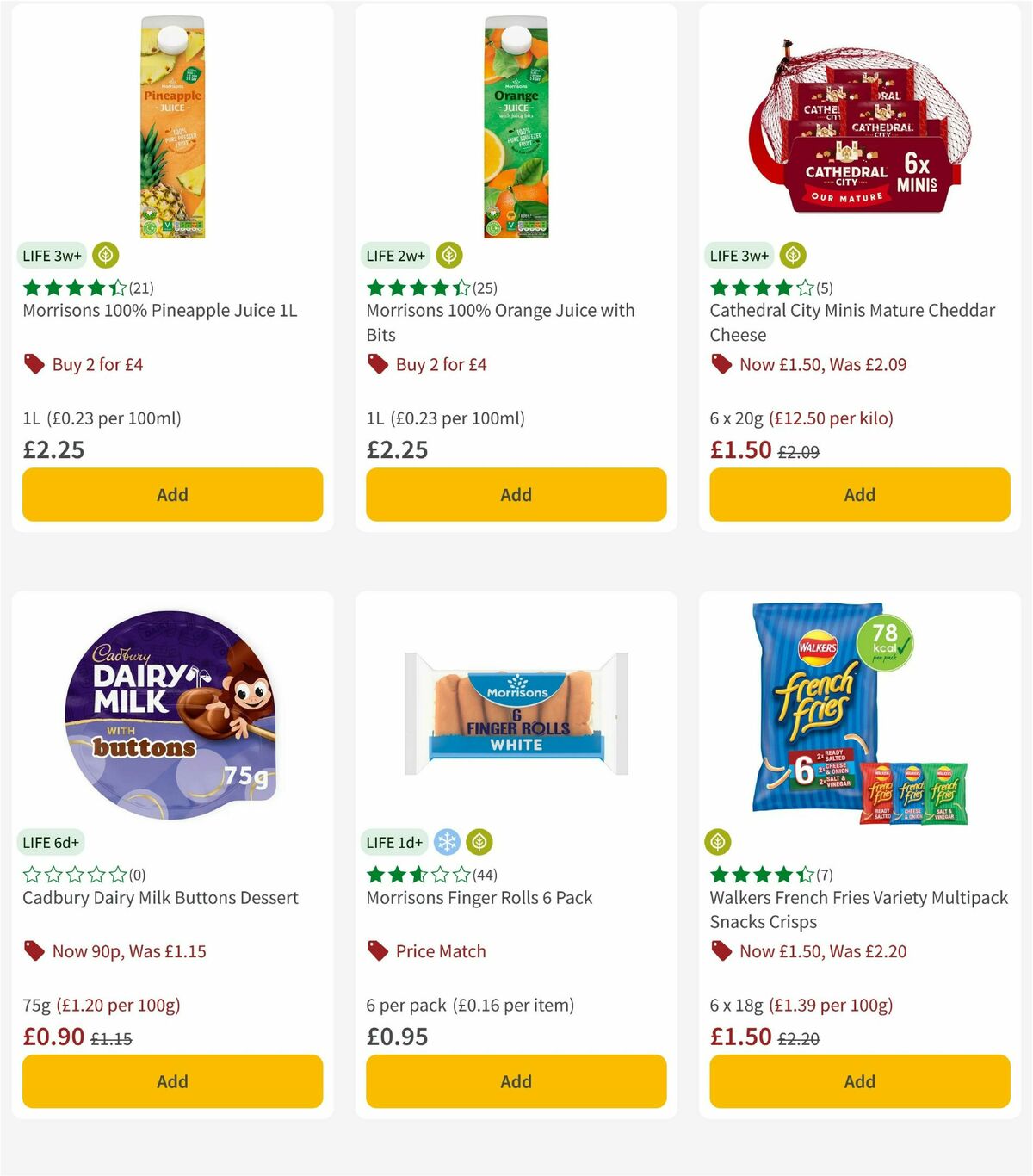 Morrisons Offers from 4 November
