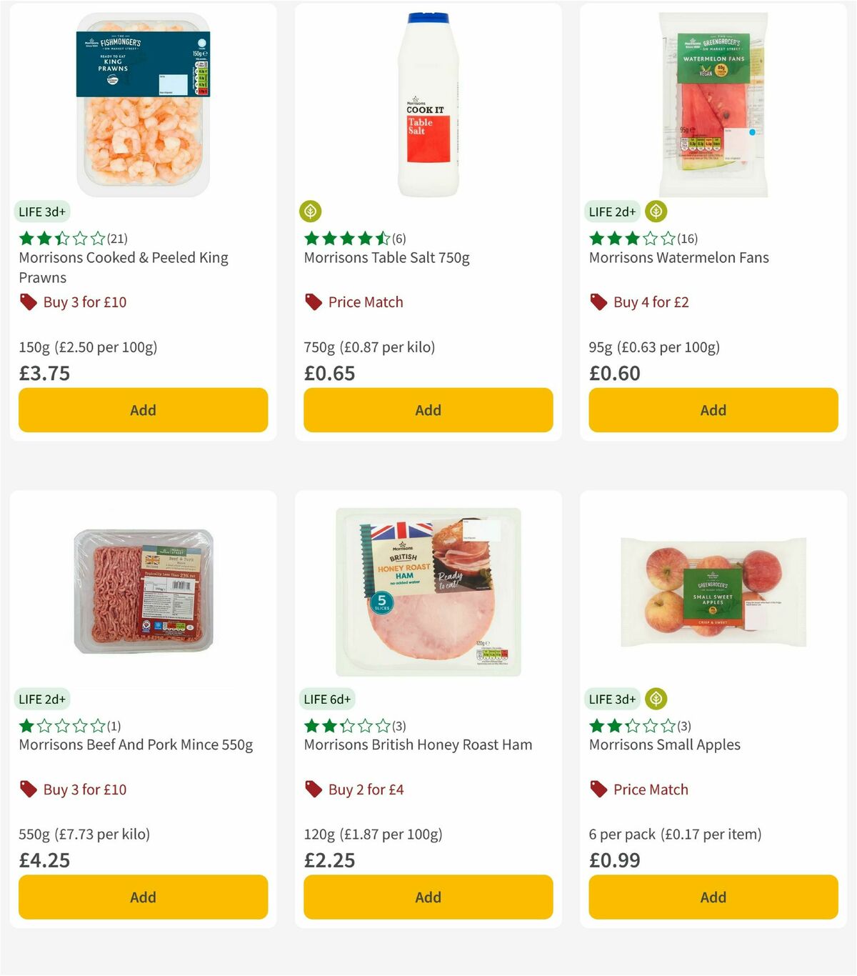 Morrisons Offers from 4 November