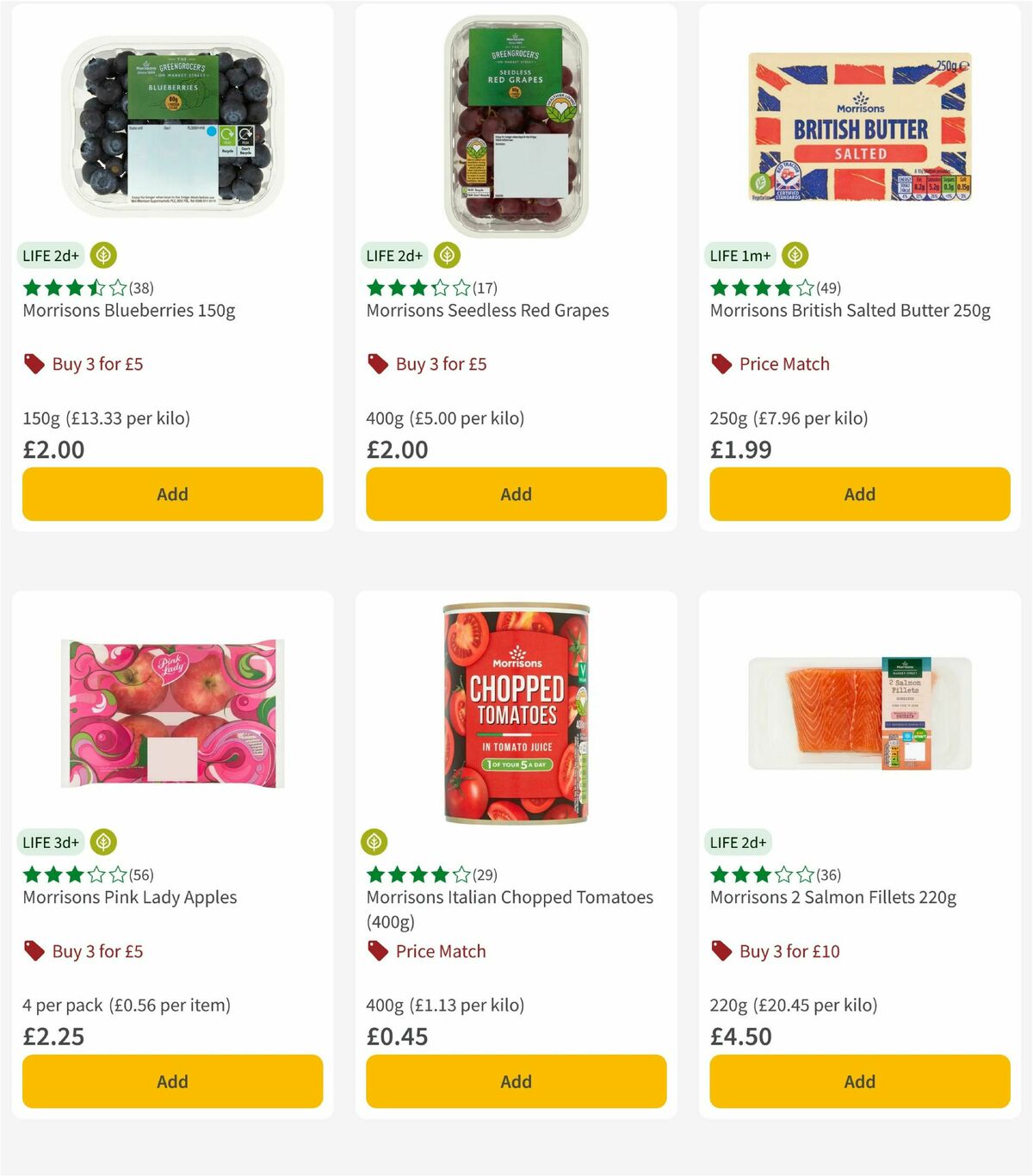 Morrisons Offers from 4 November