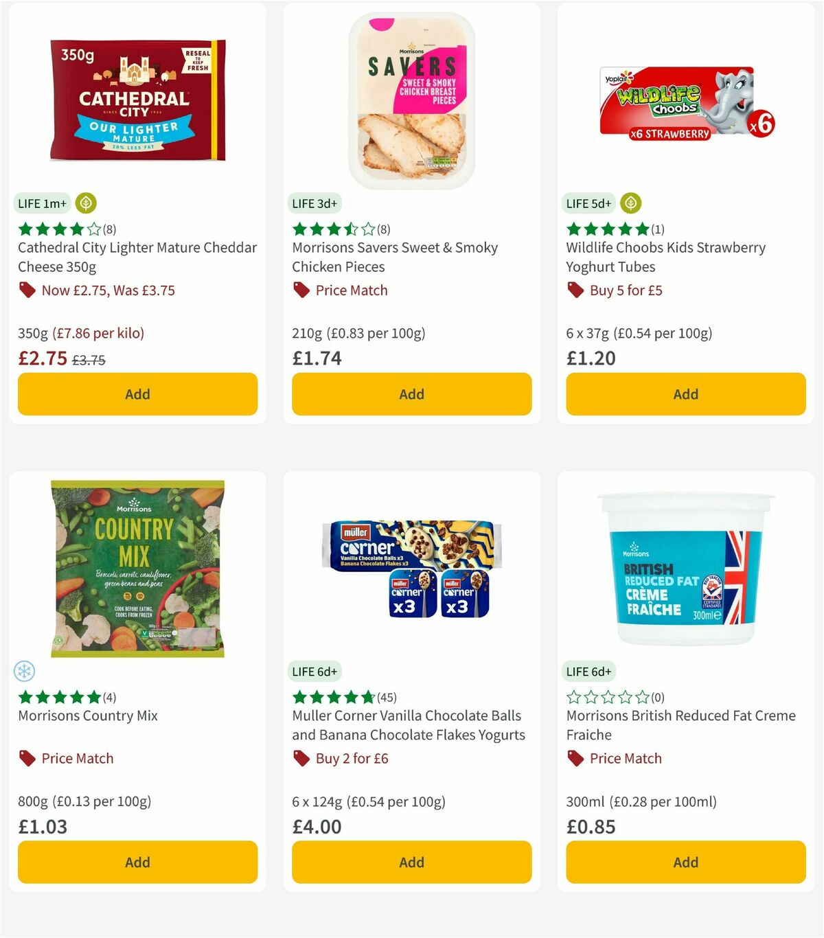 Morrisons Offers from 4 November