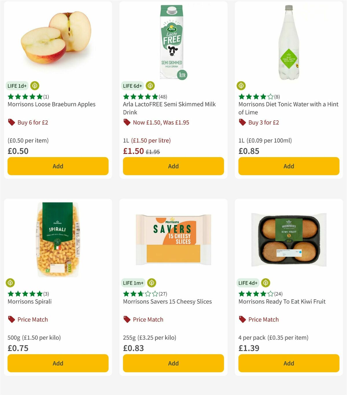Morrisons Offers from 4 November