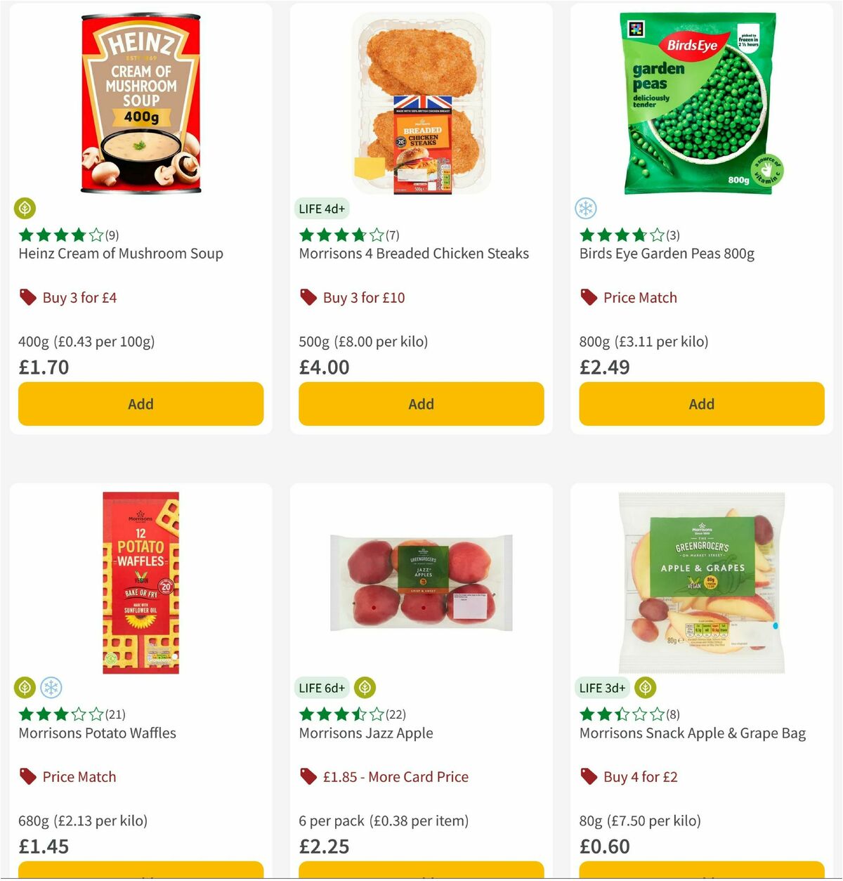 Morrisons Offers from 4 November