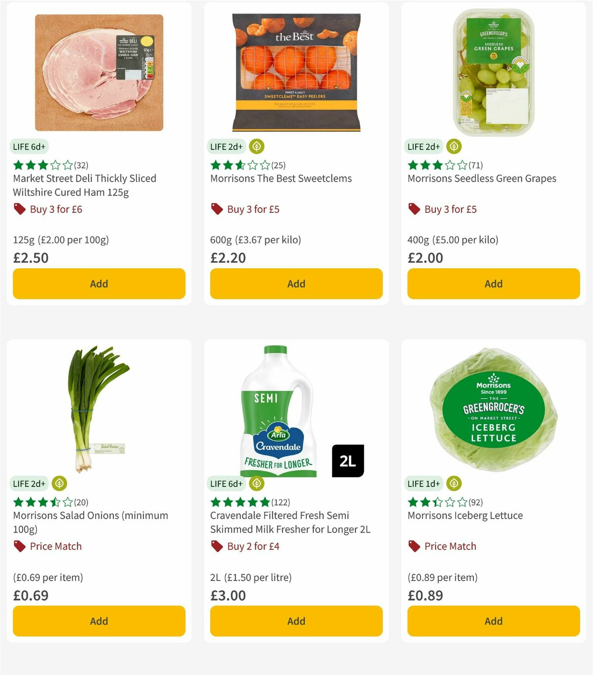 Morrisons Offers from 4 November